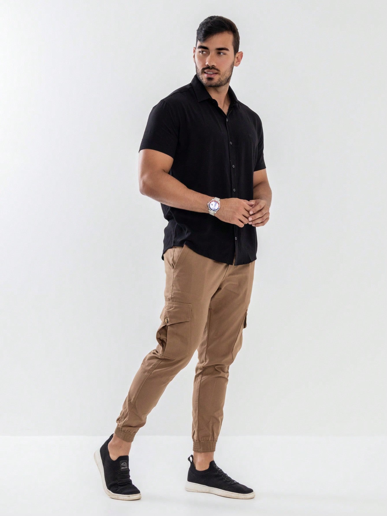 Calça Masculina Jeans Slim Fit Com Lavagem Média E Estilo Casual Calça Masculina Jeans Slim Fit Com Lavagem Média E