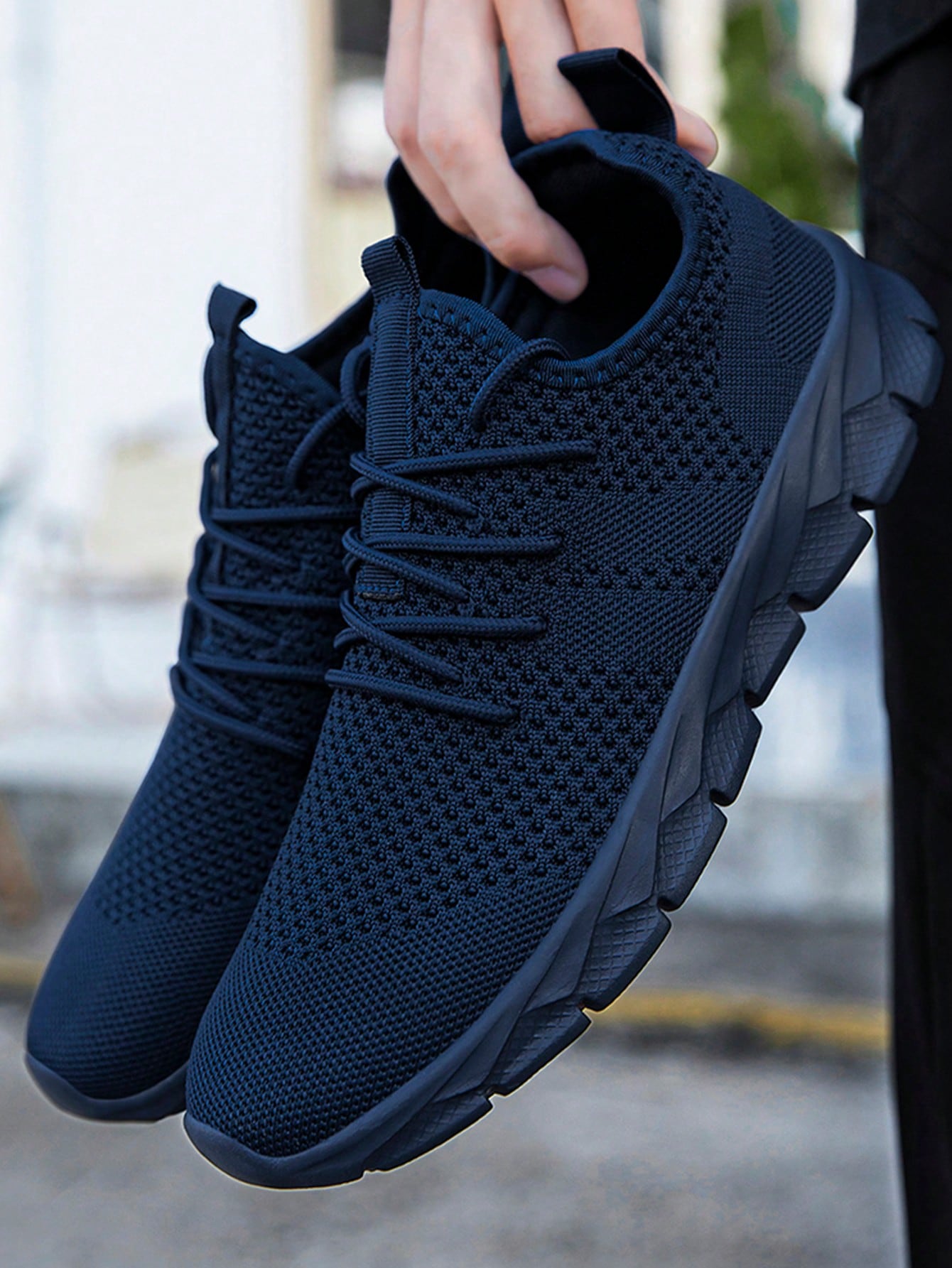 Tênis Masculino Chunky Mesh Leve Confortável Esportivo Versátil Azul Marinho / 36 Tênis Masculino Chunky Mesh Leve