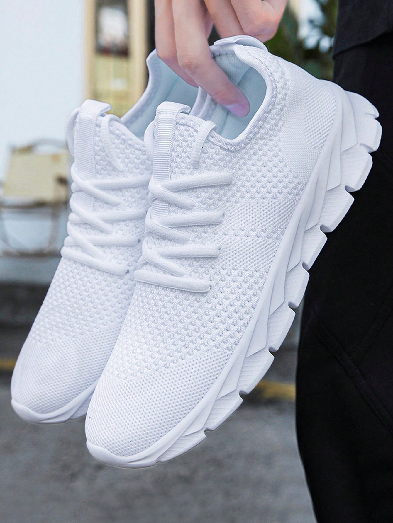 Tênis Masculino Chunky Mesh Leve Confortável Esportivo Versátil Branco / 36 Tênis Masculino Chunky Mesh Leve