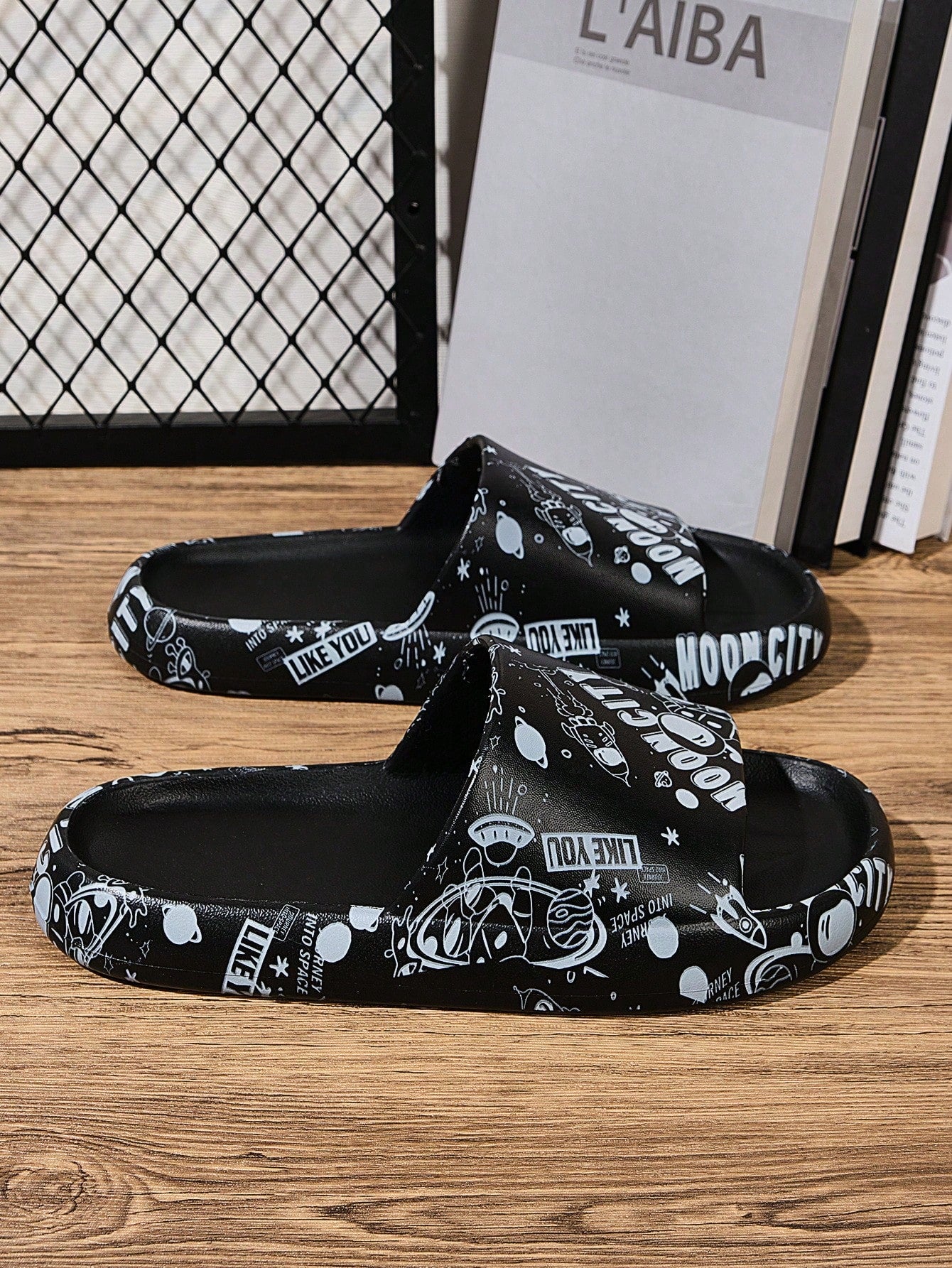 Chinelo Masculino Casual Estampado Versátil Para Uso Diário Chinelo Masculino Casual Estampado Versátil Para Uso Diário