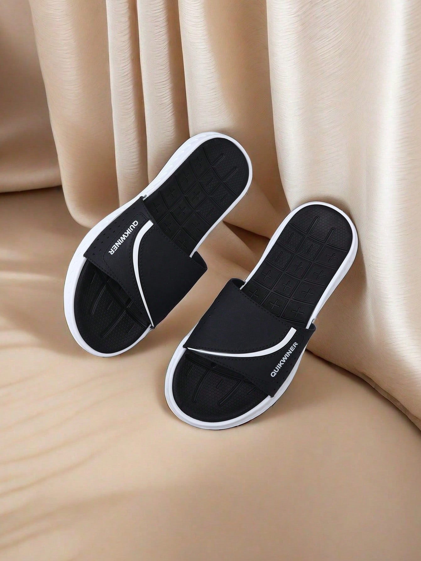 Chinelo Masculino Slip On Solado EVA Grosso Leve e Confortável Preto / 36 Chinelo Masculino Slip On Solado EVA Grosso