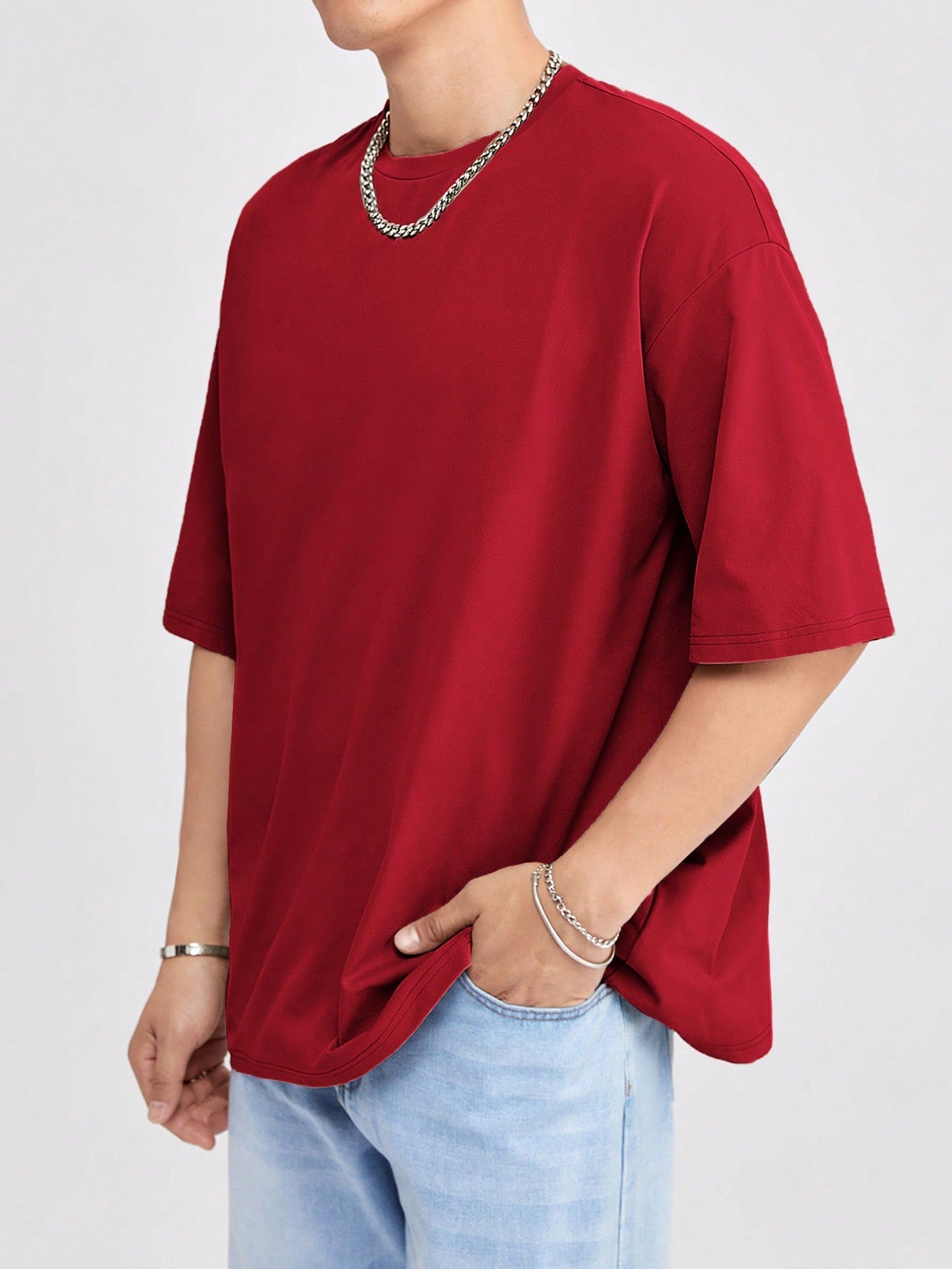 Camisa Masculina Oversized Minimalista Estilo Urbano Camisa Masculina Oversized Minimalista Estilo Urbano
