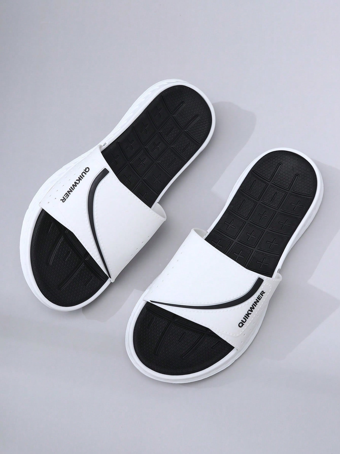 Chinelo Masculino Slip On Solado EVA Grosso Leve e Confortável Branco / 36 Chinelo Masculino Slip On Solado EVA Grosso