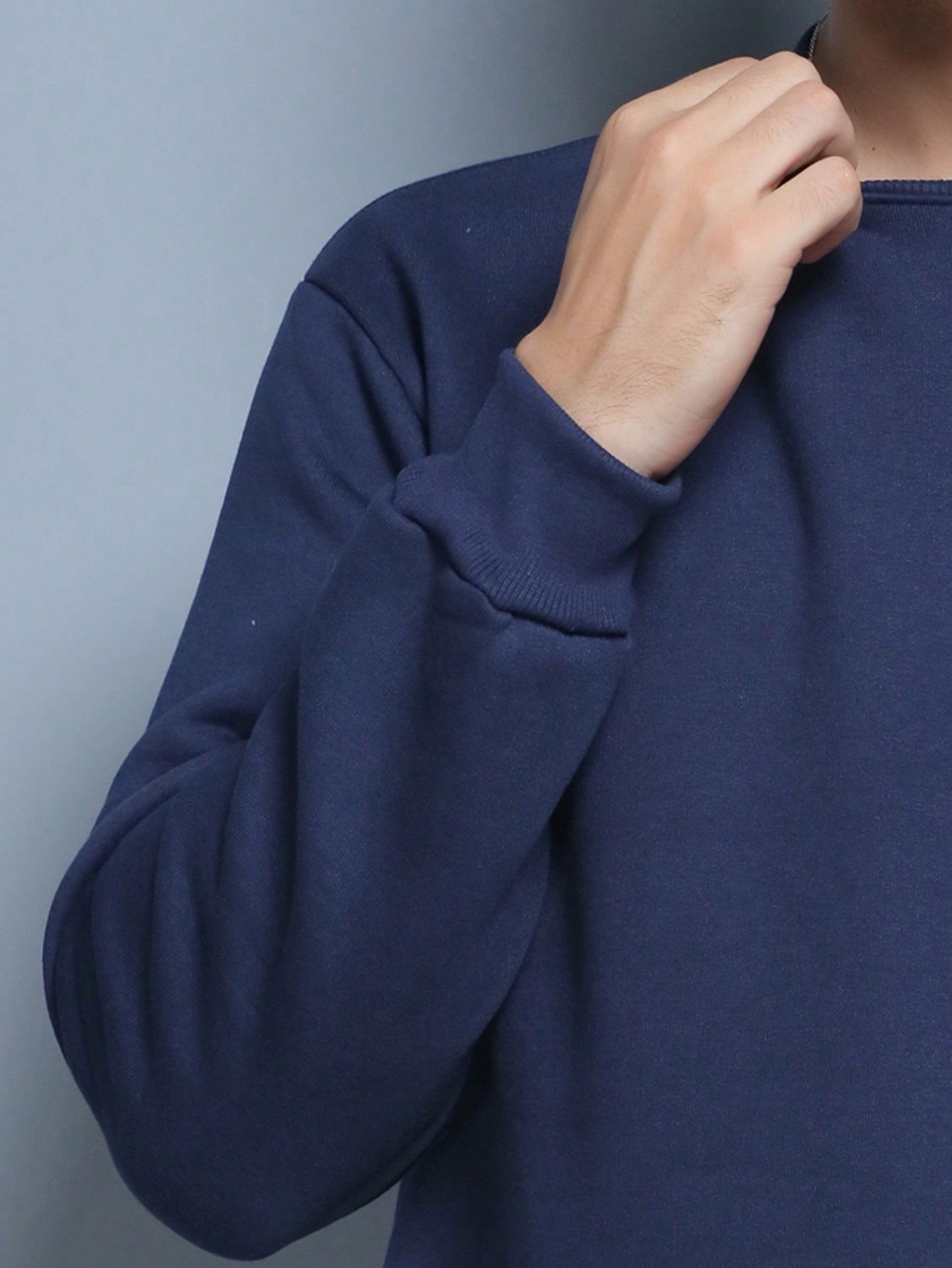 Moletom Masculino Casual Gola Redonda Estampa Central Moletom Masculino Casual Gola Redonda Estampa Central