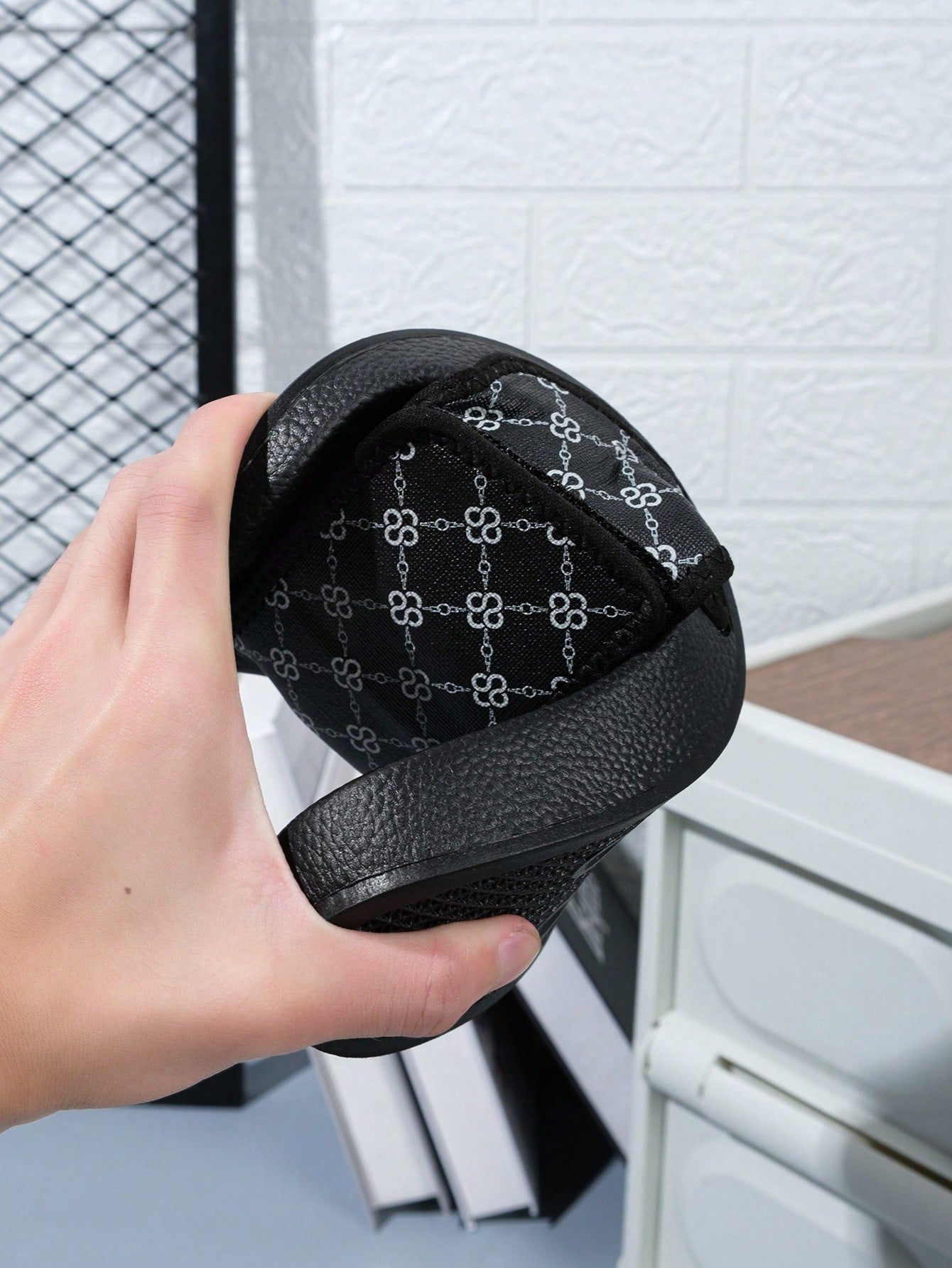 Chinelo Masculino Casual Estampado Antiderrapante Confortável Chinelo Masculino Casual Estampado Antiderrapante