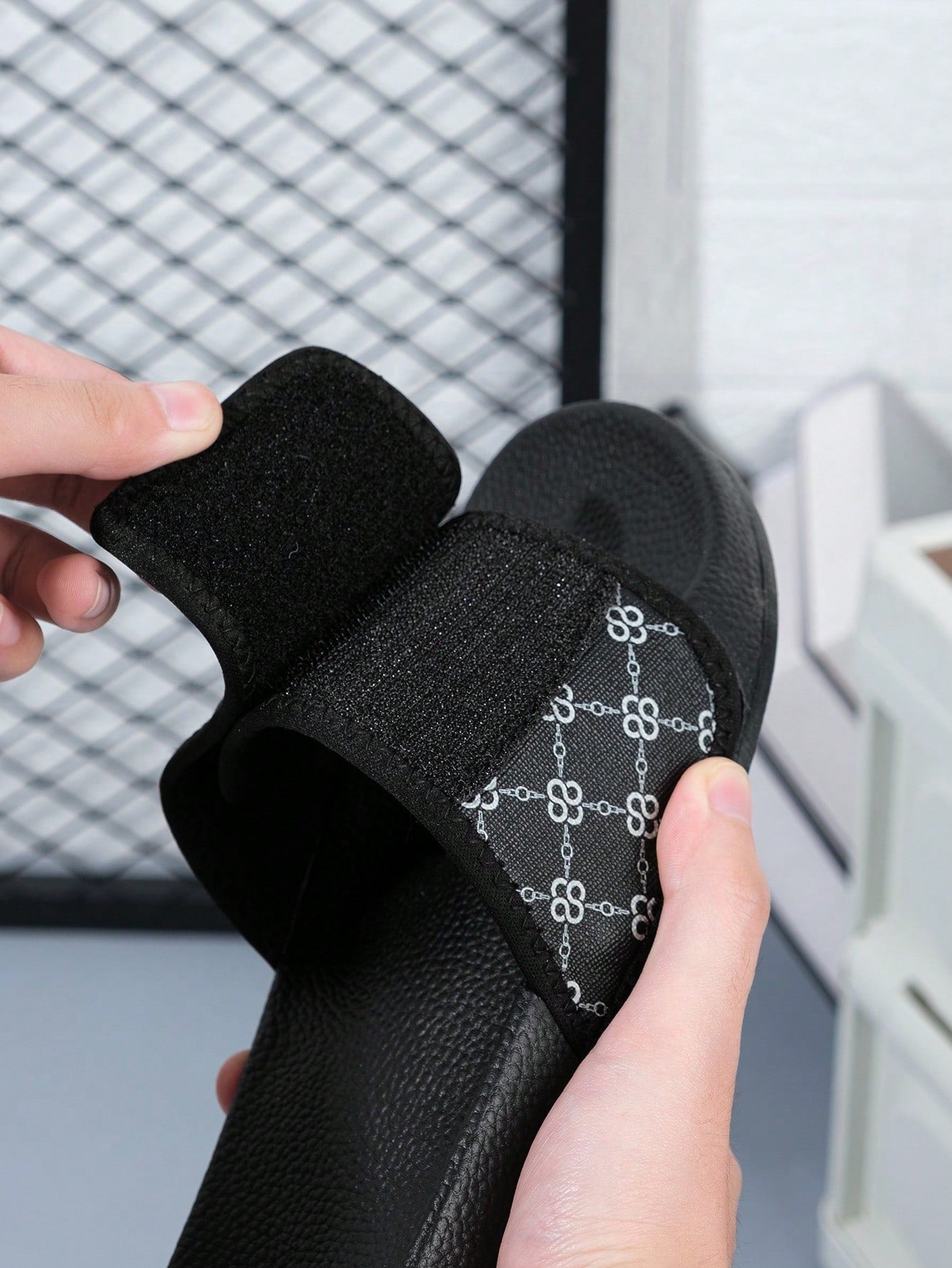 Chinelo Masculino Casual Estampado Antiderrapante Confortável Chinelo Masculino Casual Estampado Antiderrapante