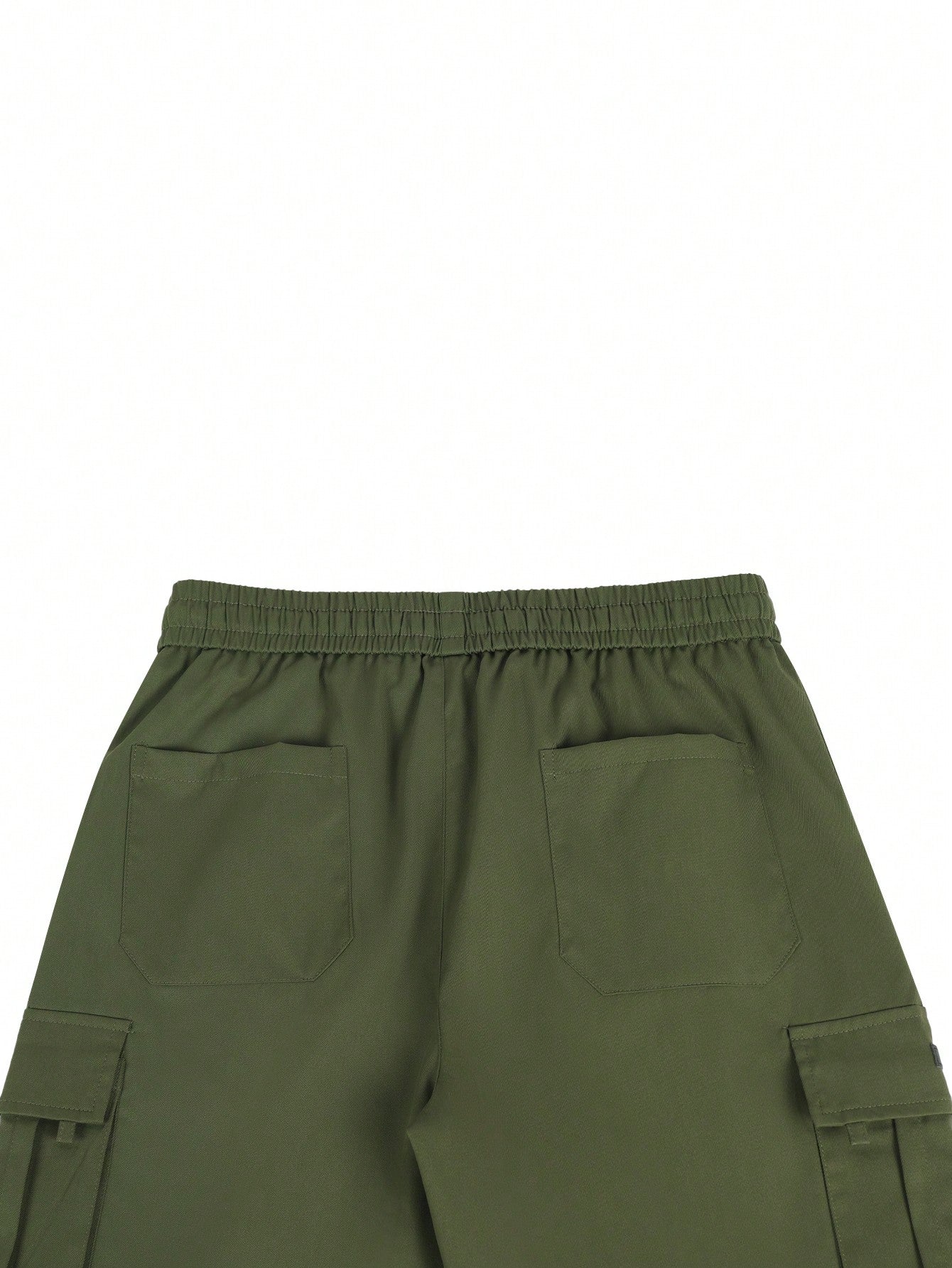 Shorts Masculino Cargo Bolsos Amplos E Cós Elástico Ajustável Shorts Masculino Cargo Bolsos Amplos E Cós Elástico