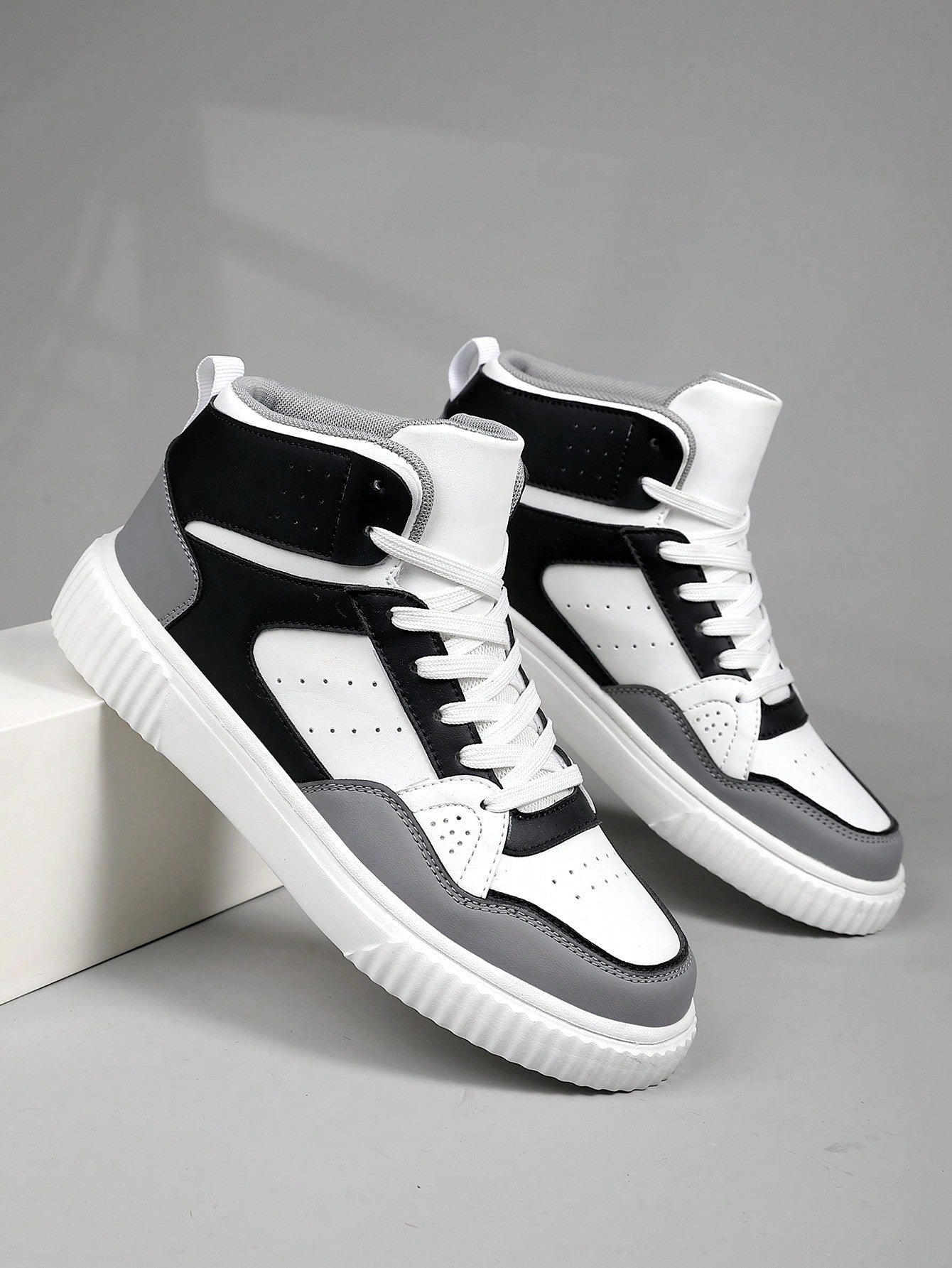 Tênis Masculino Street Cano Alto Estilo Urbano Tênis Masculino Street Cano Alto Estilo Urbano