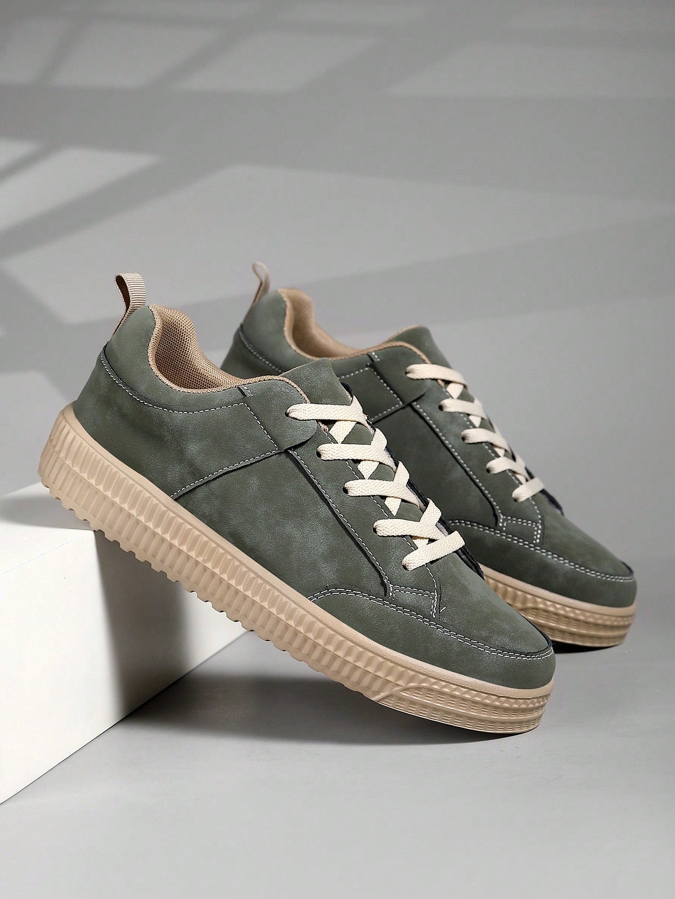 Tênis Masculino Street Board Cadarço Solado Antiderrapante Durável Tênis Masculino Street Board Cadarço Solado