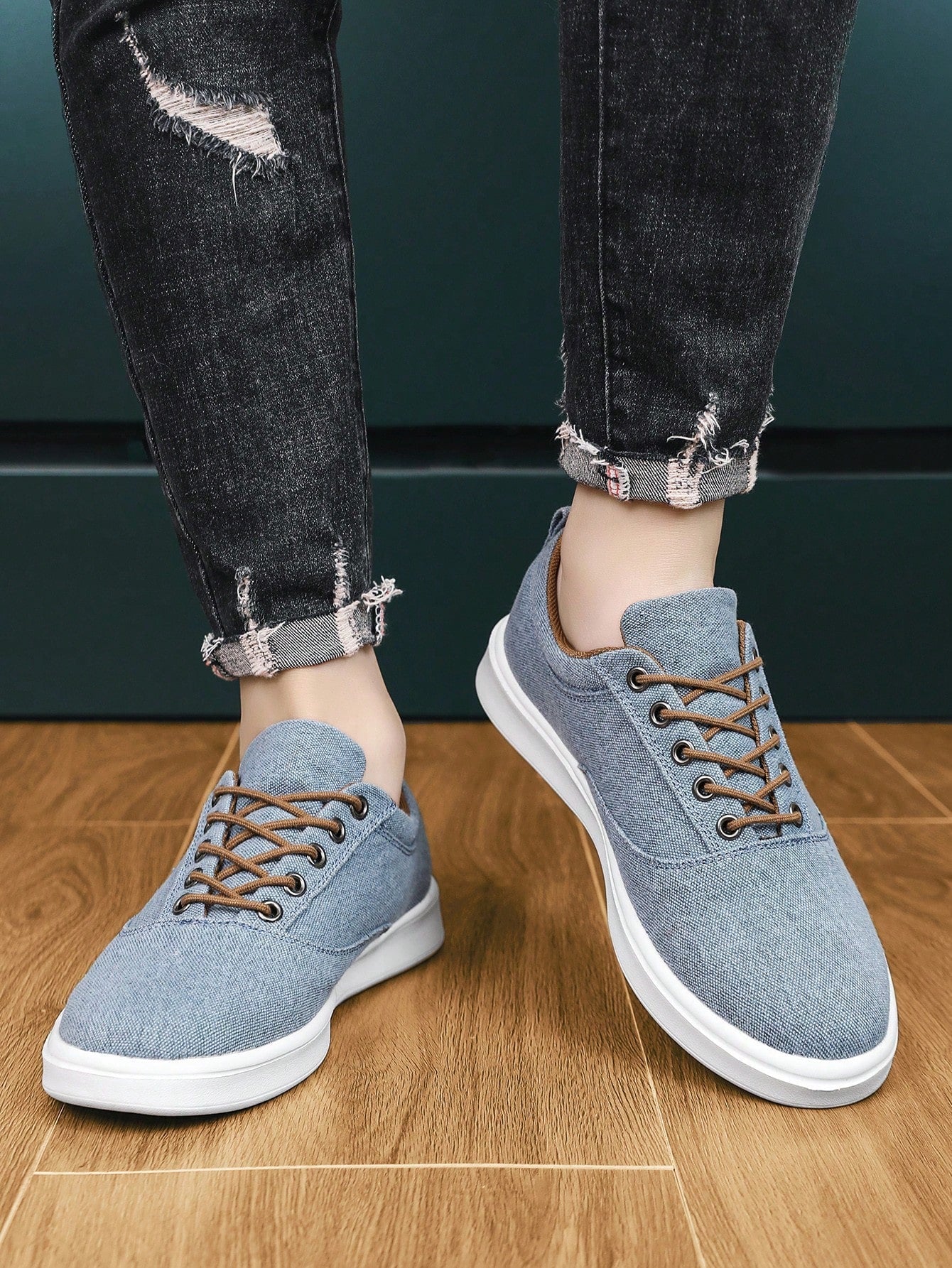 Tênis Masculino Casual Tecido Respirável Estilo Leve Tênis Masculino Casual Tecido Respirável Estilo Leve