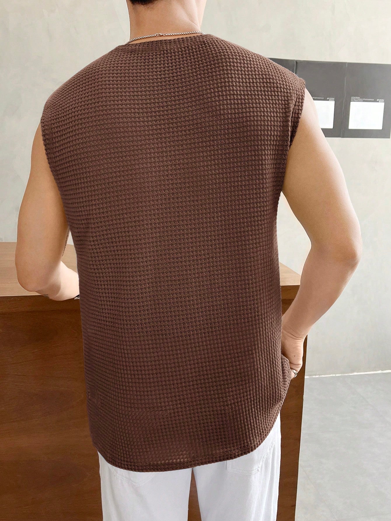 Camiseta Regata Masculina Casual Alças Largas Design Clean Camiseta Regata Masculina Casual Alças Largas Design Clean