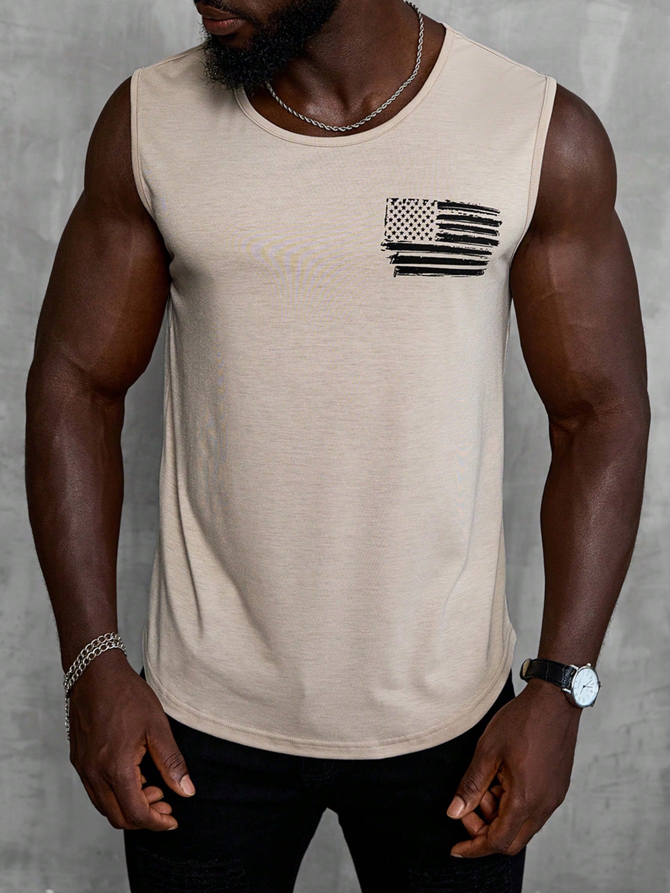 Camiseta Regata Masculina Estampa De Águia Bandeira Americana Camiseta Regata Masculina Estampa De Águia Bandeira