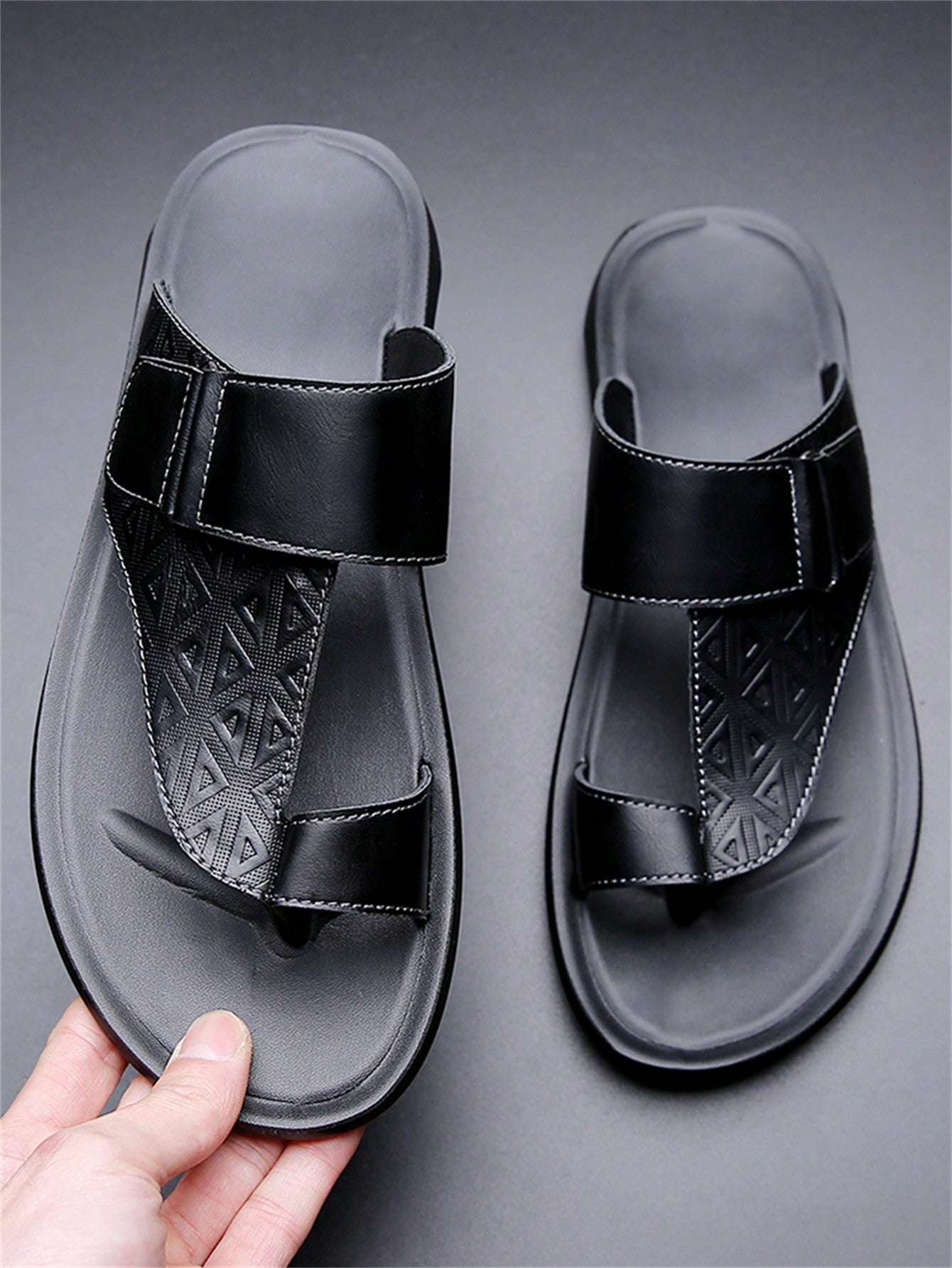 Chinelo Masculino De Dedo Casual Solado Macio Antiderrapante Chinelo Masculino De Dedo Casual Solado Macio