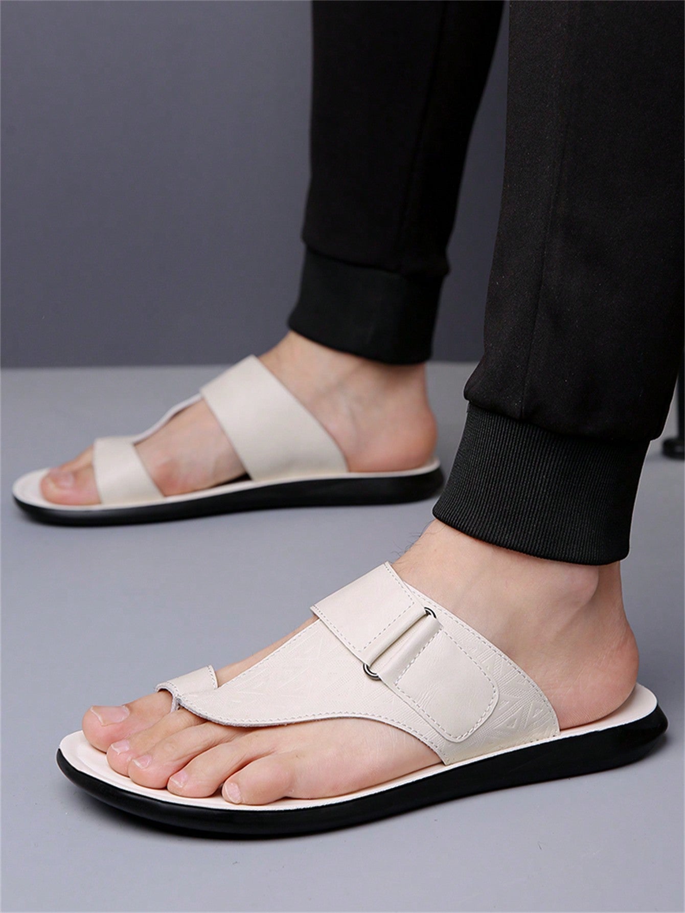 Chinelo Masculino De Dedo Casual Solado Macio Antiderrapante Chinelo Masculino De Dedo Casual Solado Macio