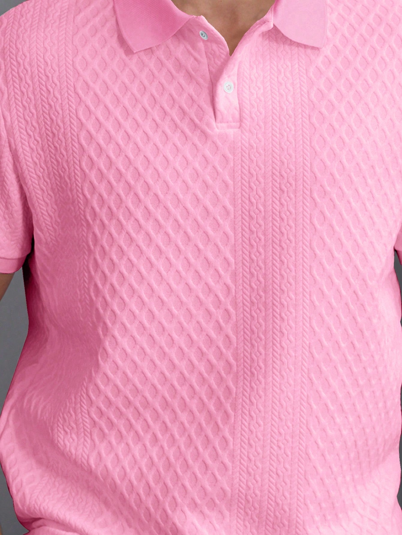 Camisa Polo Masculina Estilo Tricot Acabamento Refinado Camisa Polo Masculina Estilo Tricot Acabamento Refinado