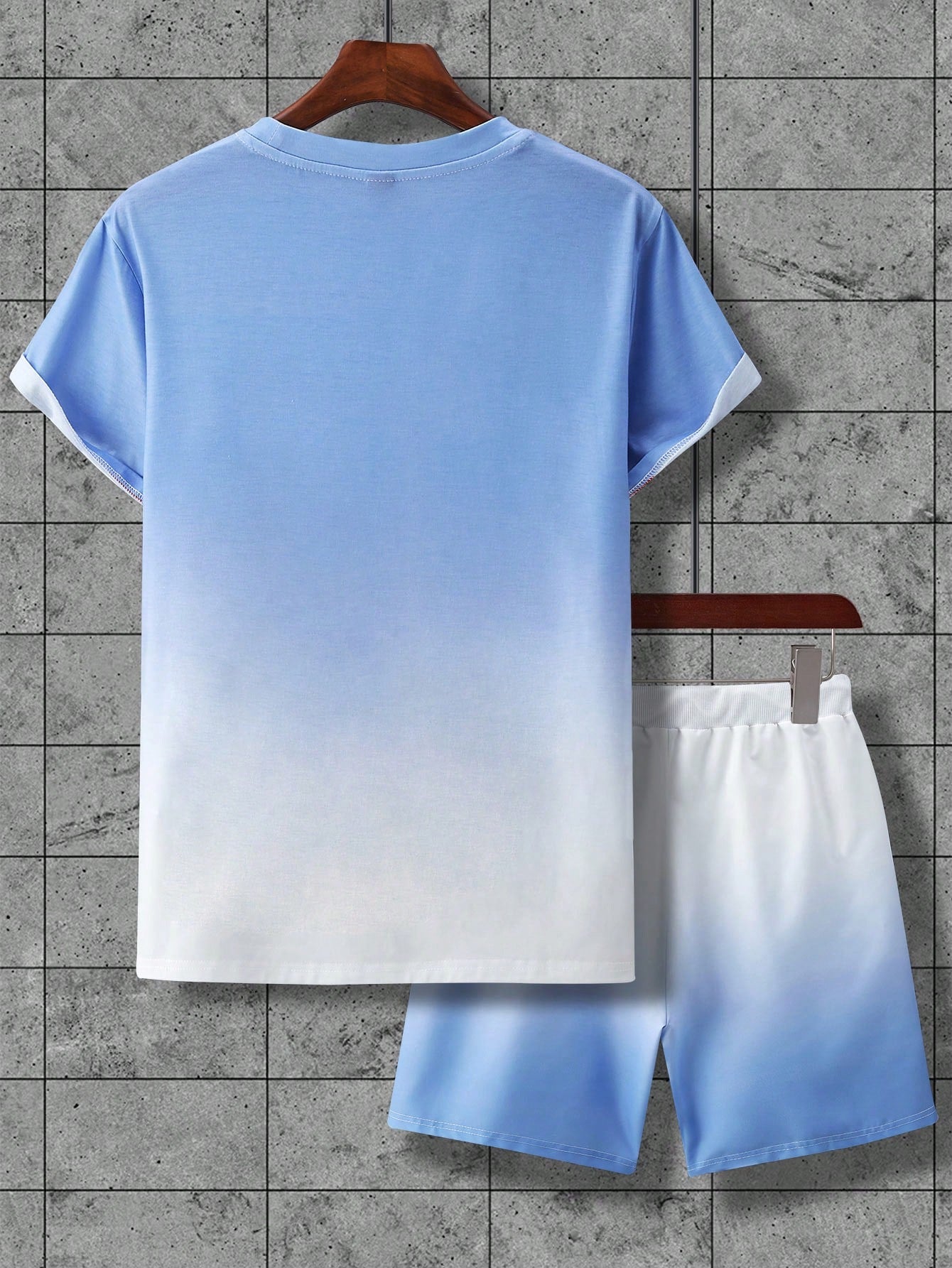 Conjunto Masculino Camiseta Estampada Com Lettering E Shorts Casual Conjunto Masculino Camiseta Estampada Com Lettering