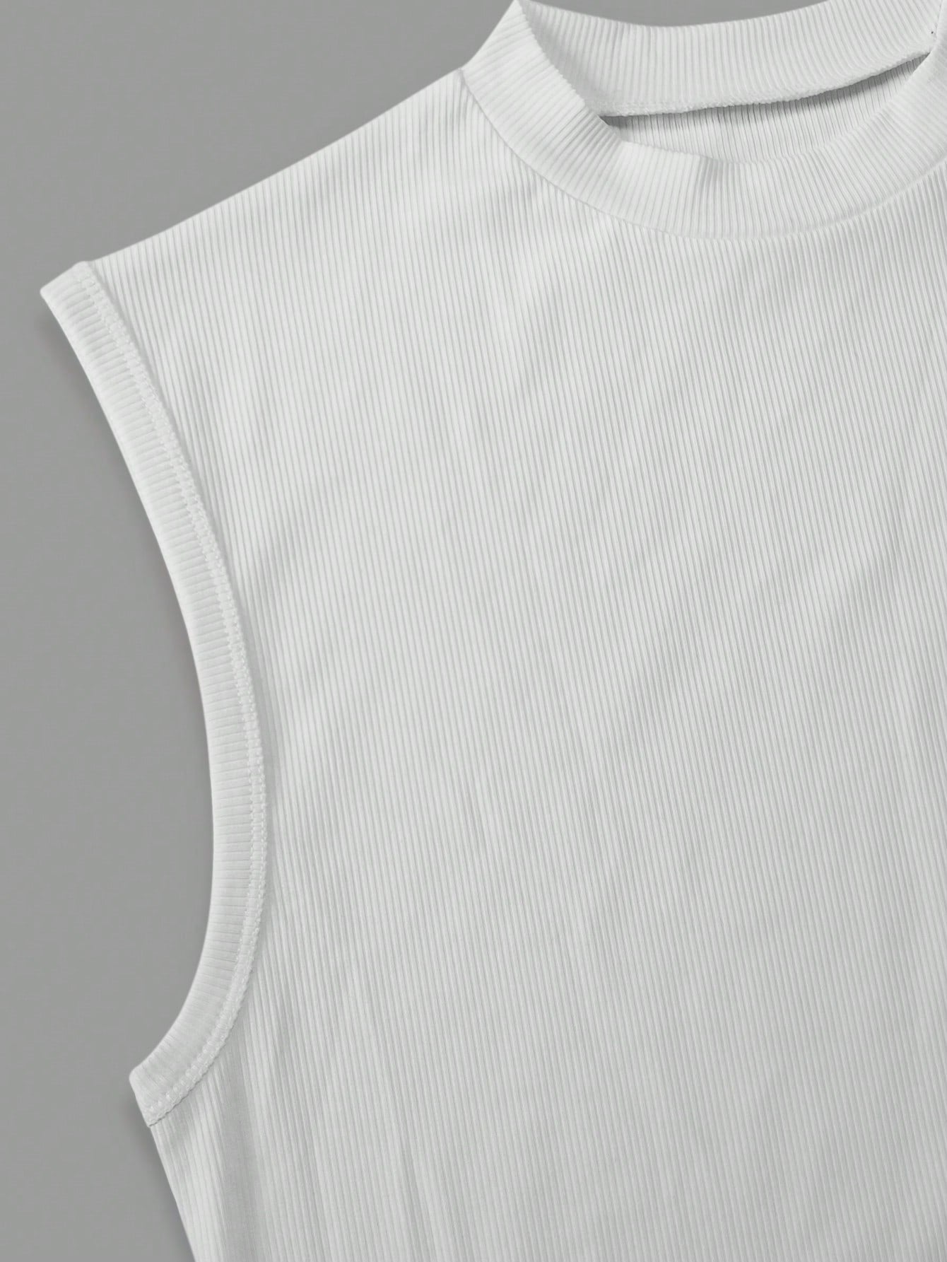 Camiseta Regata Masculina Gola Redonda Textura Canelada Camiseta Regata Masculina Gola Redonda Textura Canelada