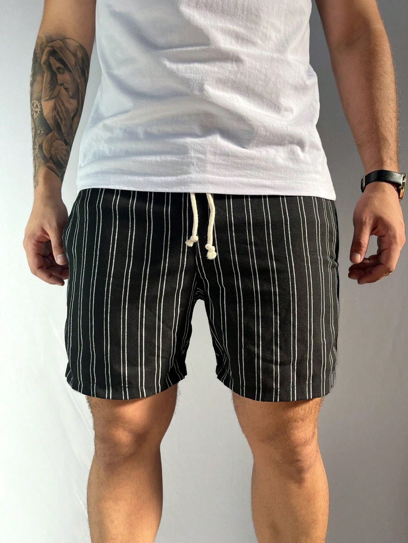 Shorts Masculino Mauricinho Casual Com Elástico E Caimento Shorts Masculino Mauricinho Casual Com Elástico E Caimento