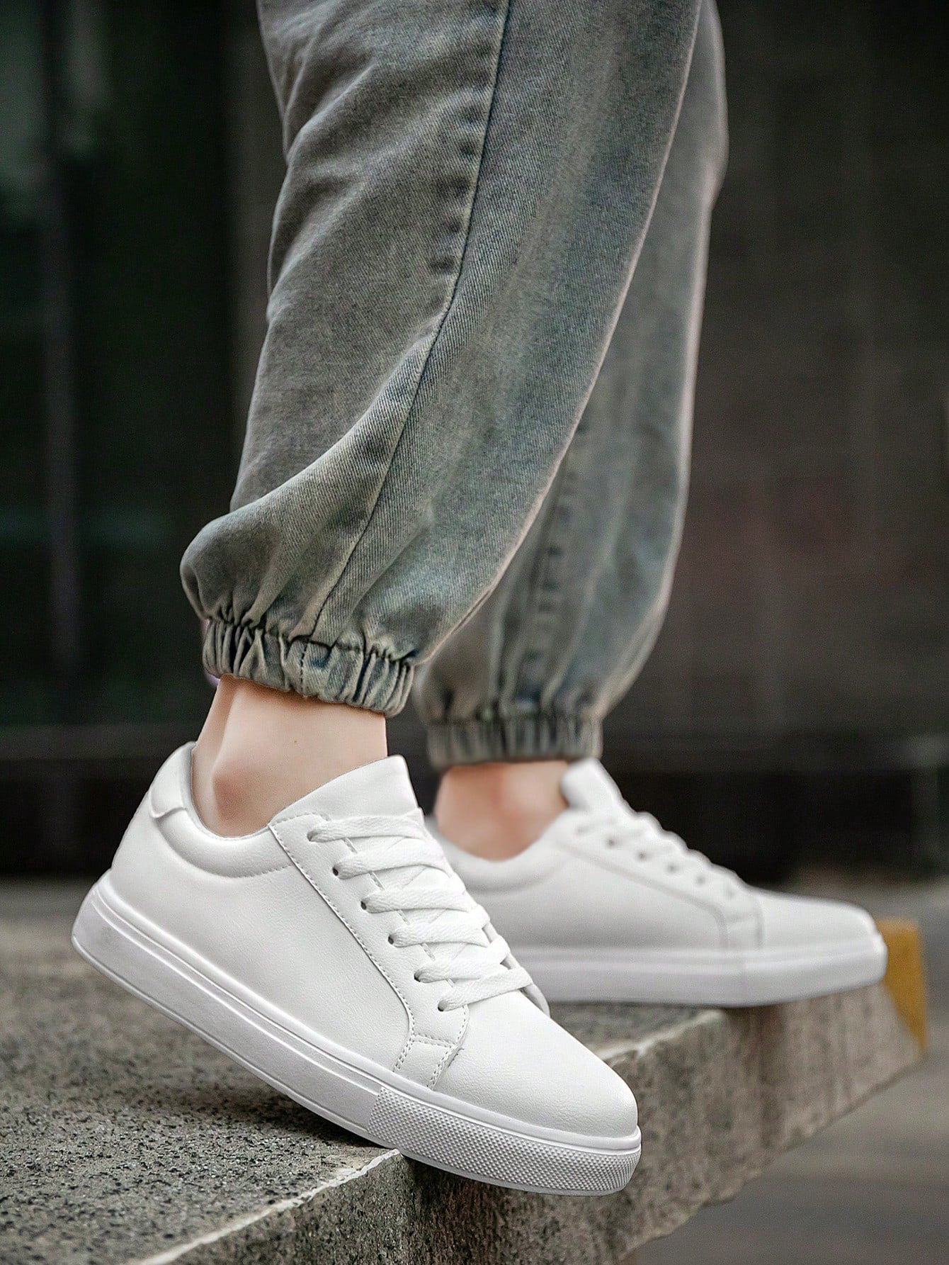 Tênis Masculino Casual Street Básico com Solado Confortável Tênis Masculino Casual Street Básico com Solado Confortável