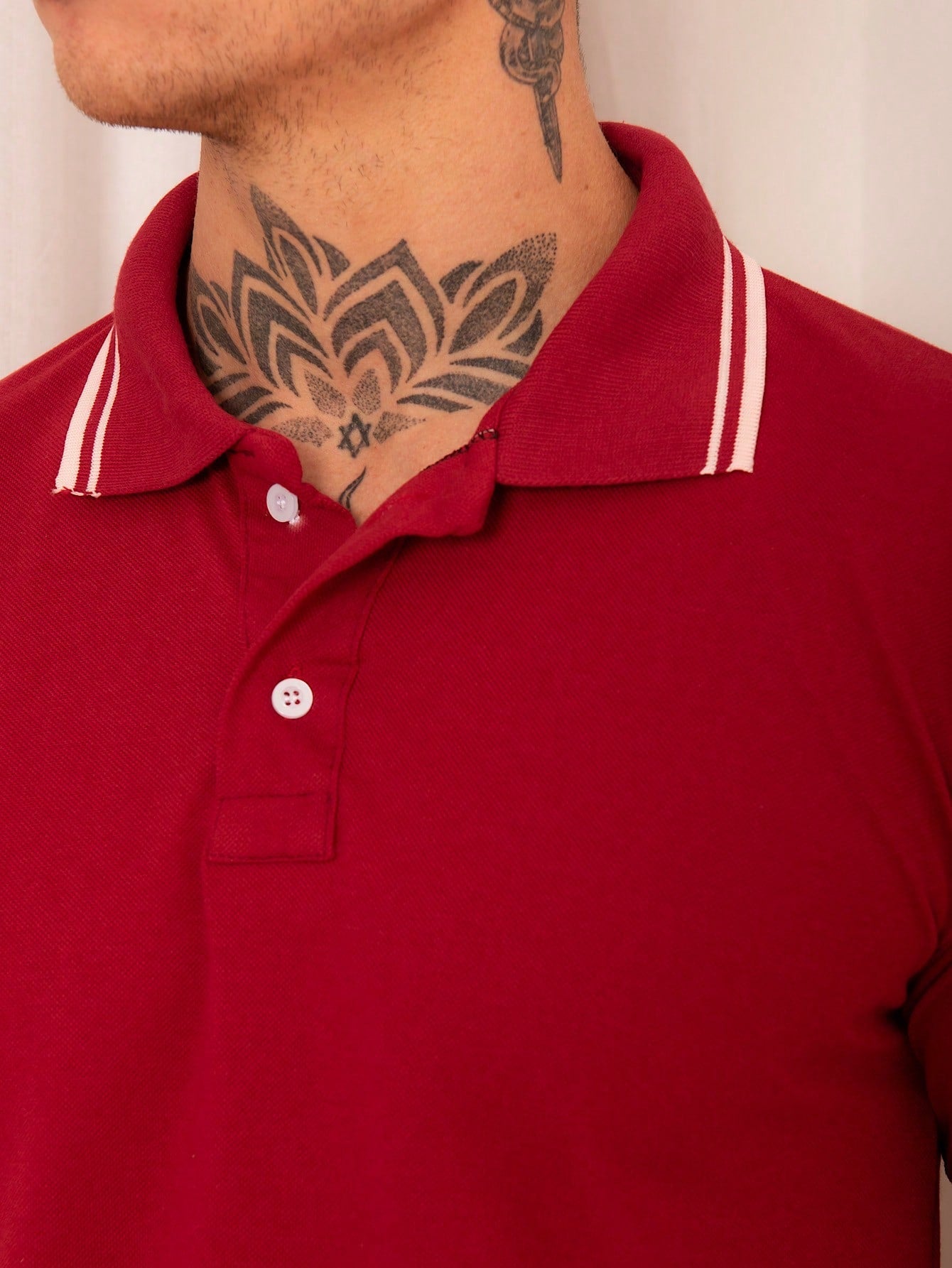 Camisa Polo Masculina Casual Estampa De Listras Gola Tradicional Camisa Polo Masculina Casual Estampa De Listras Gola