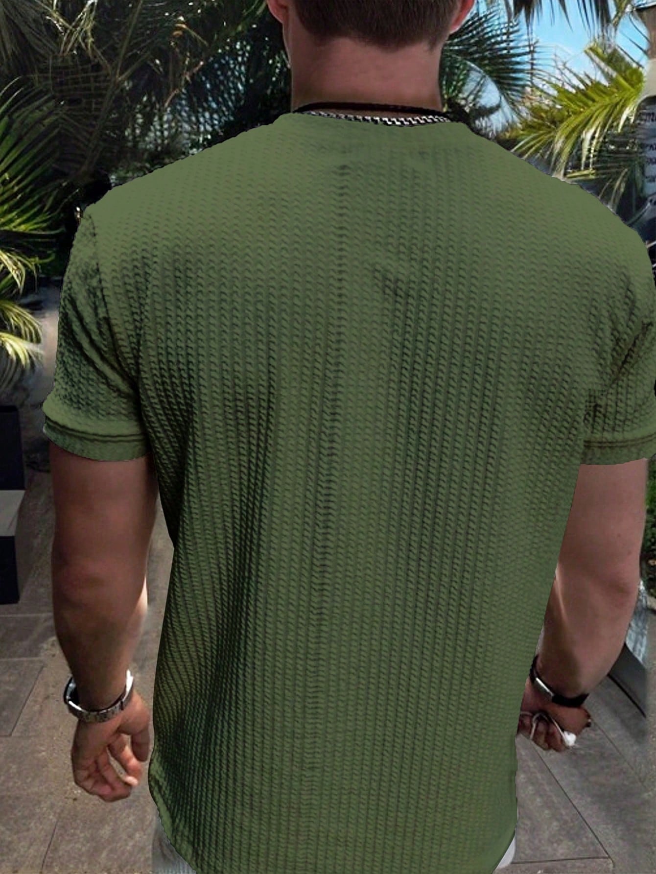 Camisa Masculina Slim Textura Elegante Caimento Perfeito Camisa Masculina Slim Textura Elegante Caimento Perfeito