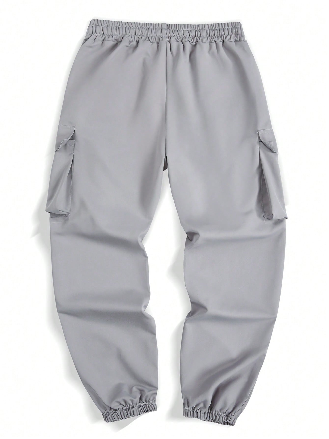 Calça Masculina Cargo Solta Com Estampa Dragão E Cós Ajustável Calça Masculina Cargo Solta Com Estampa Dragão E Cós