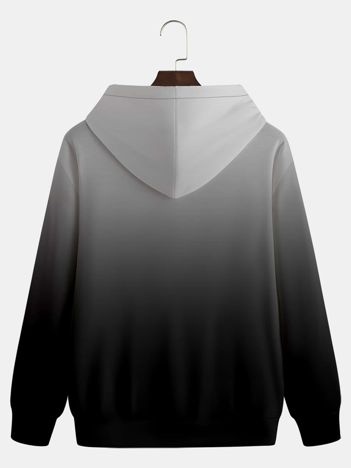 Conjunto Masculino Moletom Degradê Minimalista Com Capuz Conjunto Masculino Moletom Degradê Minimalista Com Capuz