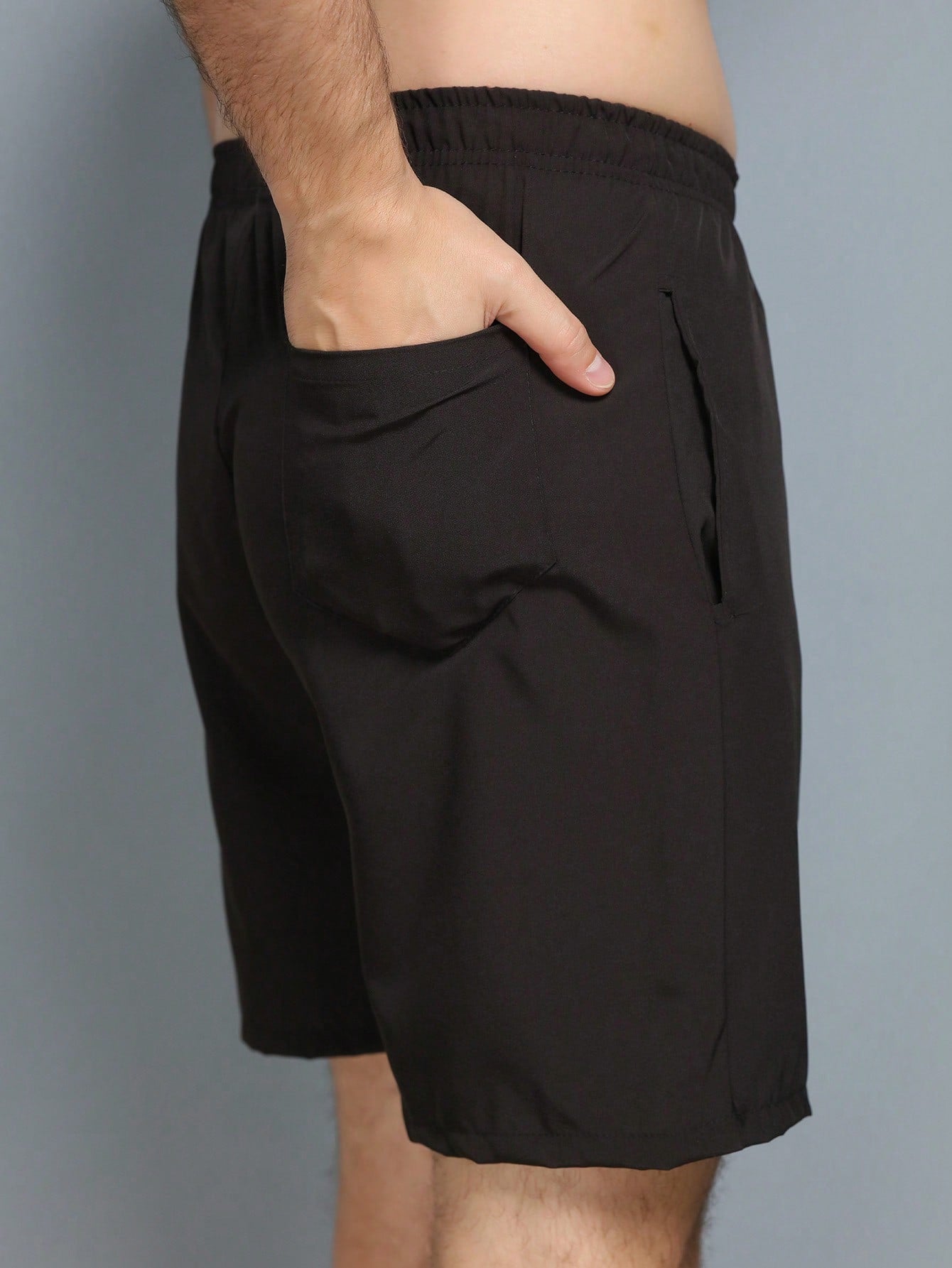 Conjunto Masculino Camisa Manga Curta E Shorts Estampa Lisa Conjunto Masculino Camisa Manga Curta E Shorts Estampa Lisa