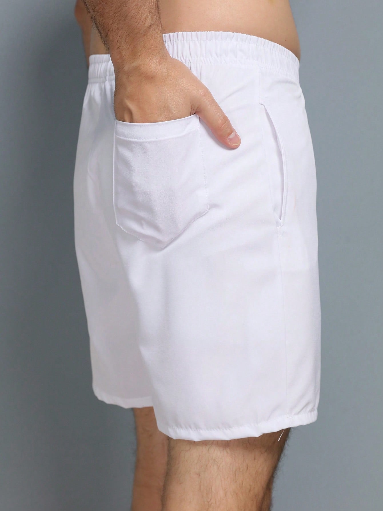 Conjunto Masculino Camisa Manga Curta E Shorts Estampa Lisa Conjunto Masculino Camisa Manga Curta E Shorts Estampa Lisa