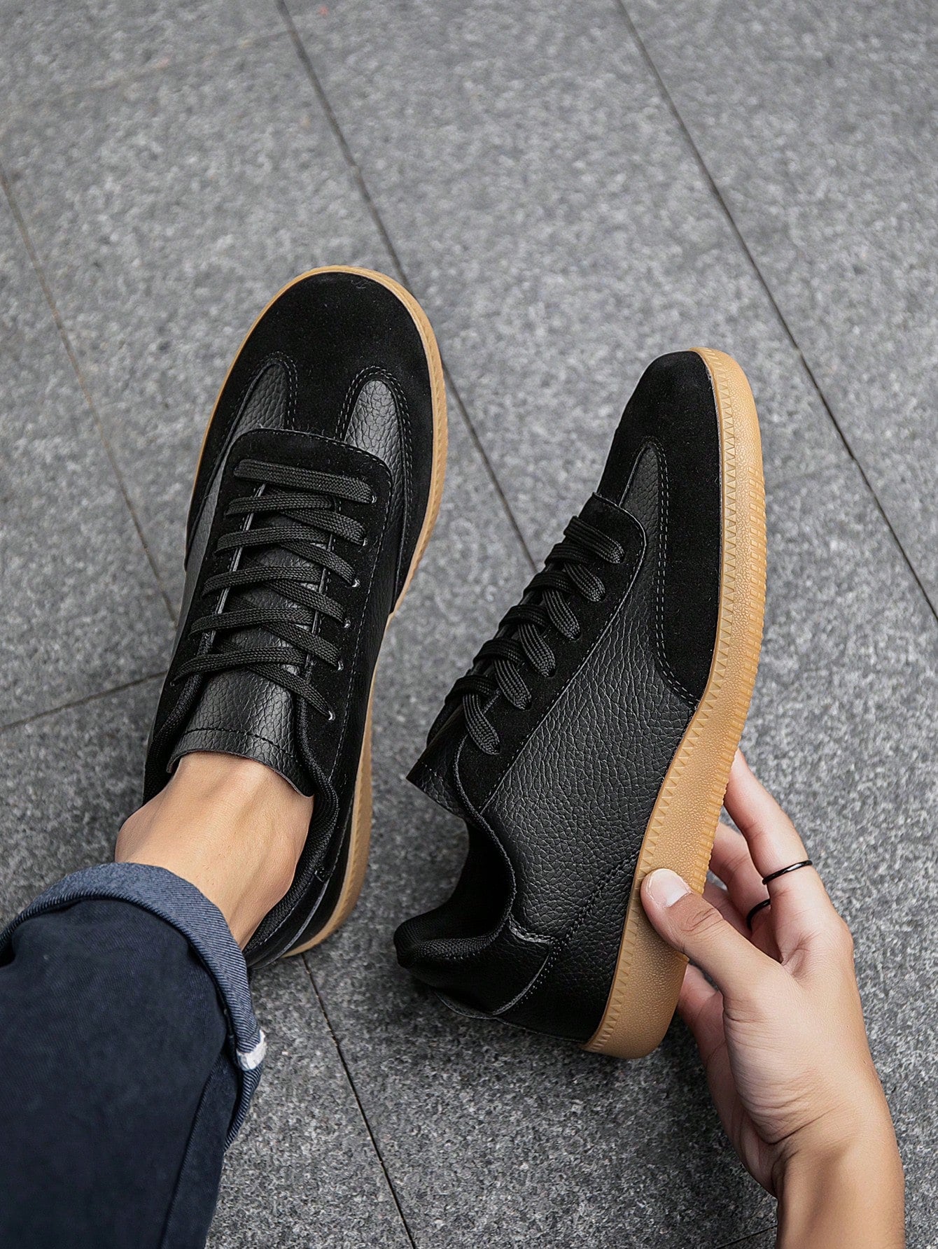 Tênis Masculino Casual Street Solado Retrô Antiderrapante Tênis Masculino Casual Street Solado Retrô Antiderrapante