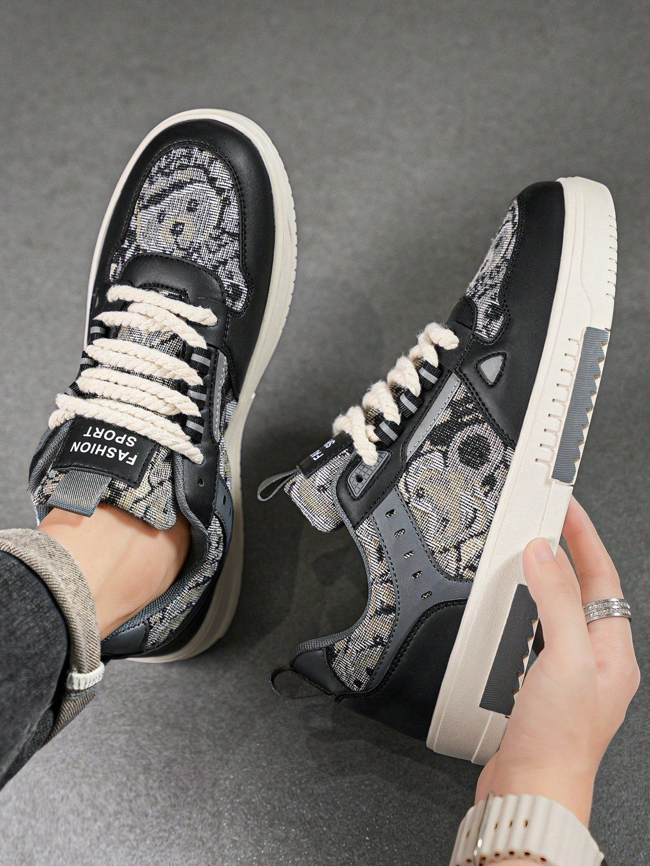 Tênis Masculino Casual Street Detalhes Texturizados Urbanos Tênis Masculino Casual Street Detalhes Texturizados Urbanos