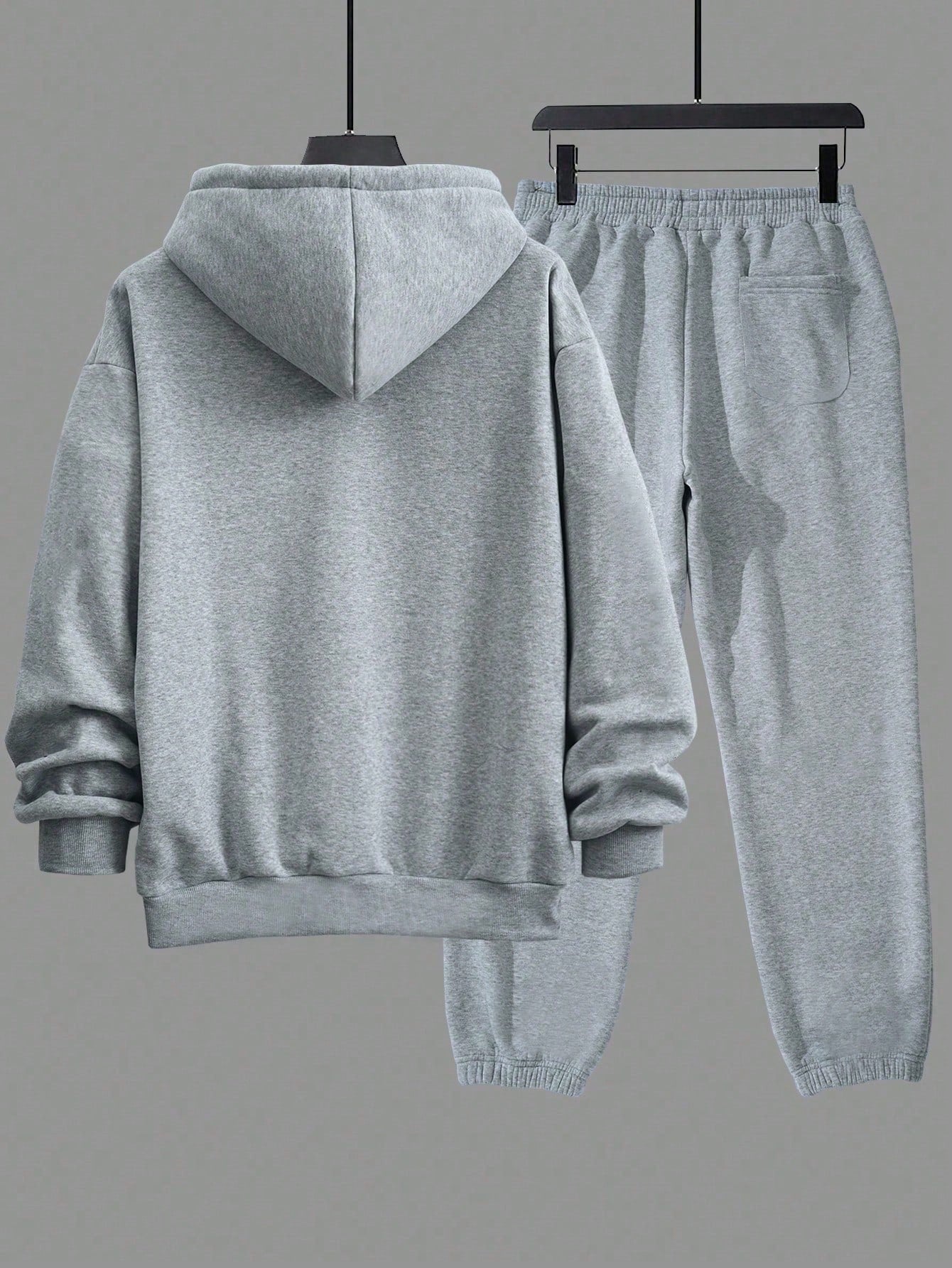 Conjunto Masculino Moletom Estampa Cruz E Calça Jogger Cós Ajustável Conjunto Masculino Moletom Estampa Cruz E Calça