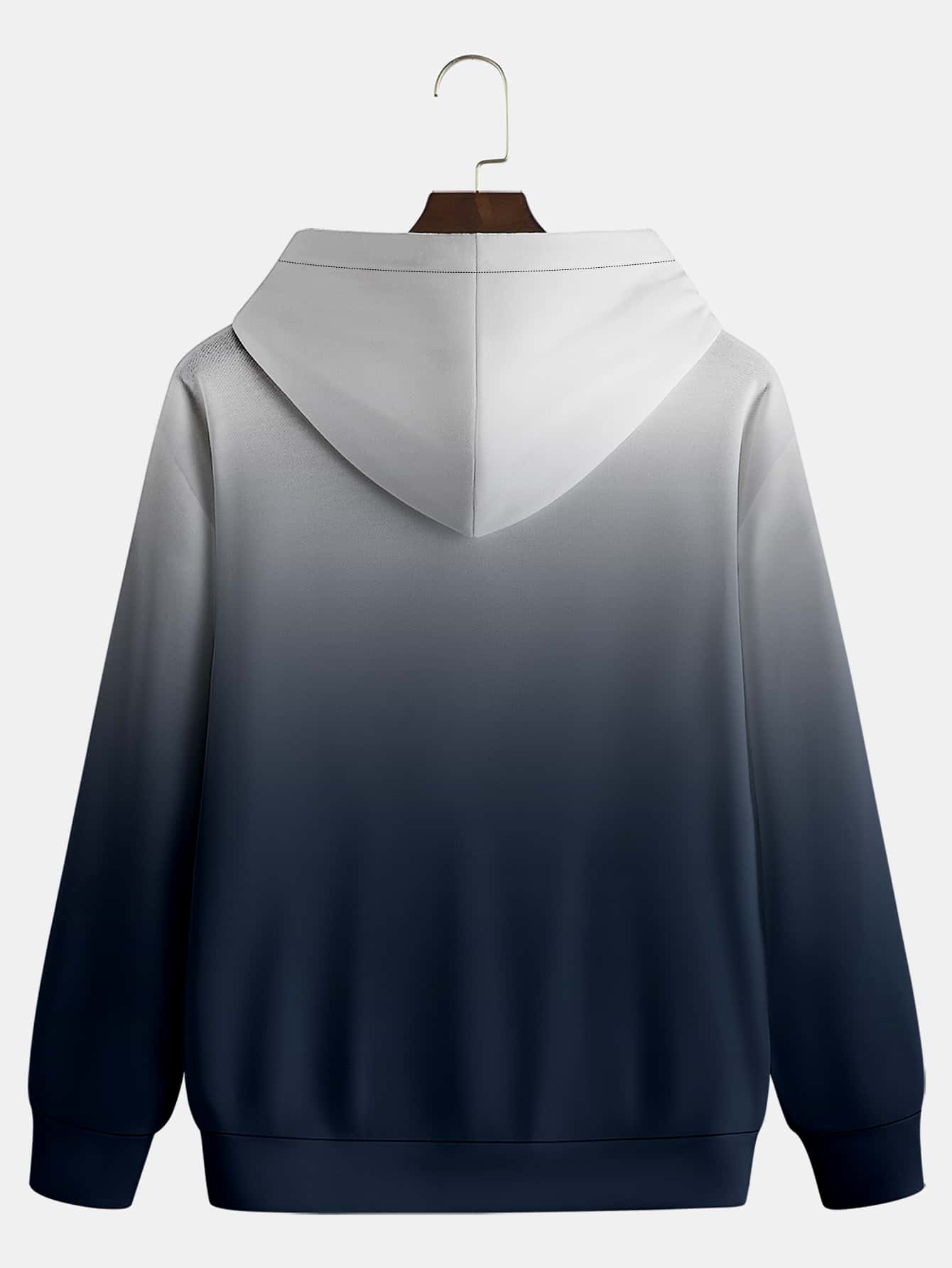 Conjunto Masculino Moletom Degradê Minimalista Com Capuz Conjunto Masculino Moletom Degradê Minimalista Com Capuz