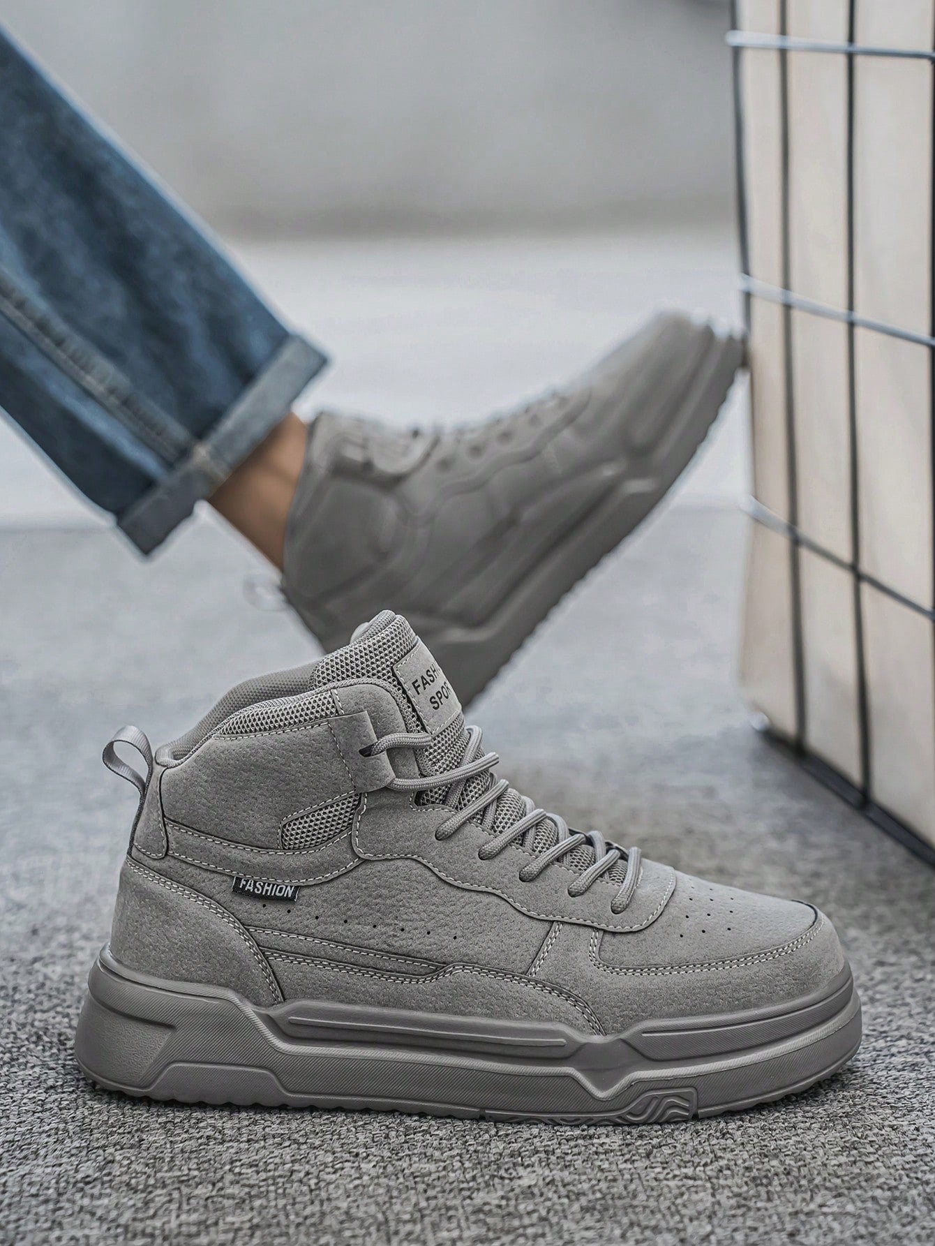 Tênis Masculino Cano Alto Street Estilo Skate Urbano Tênis Masculino Cano Alto Street Estilo Skate Urbano