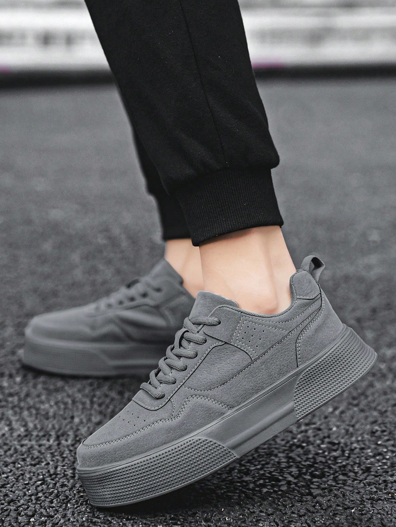 Tênis Masculino Casual Urbano Solado Alto Antiderrapante Tênis Masculino Casual Urbano Solado Alto Antiderrapante