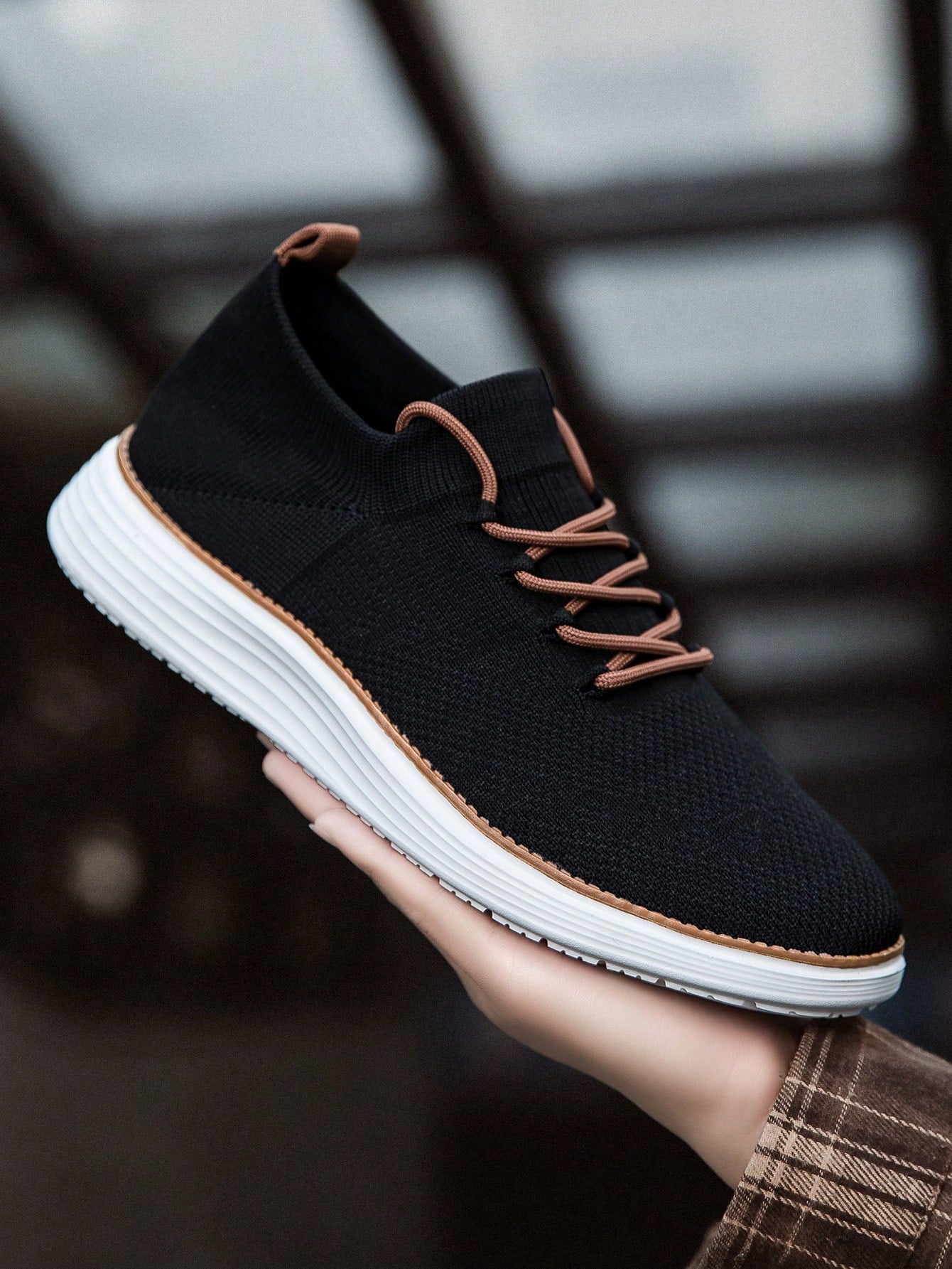 Tênis Masculino Casual Leve Cadarço Malha Respirável Confortável Tênis Masculino Casual Leve Cadarço Malha Respirável