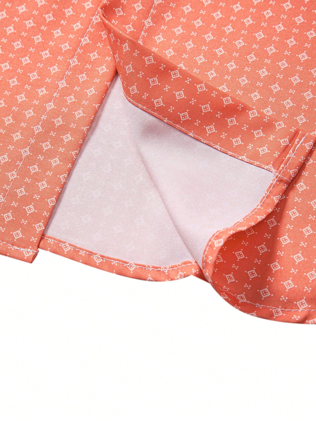 Camisa Masculina De Botão Slim Estampa Discreta Estilo Urbano Camisa Masculina De Botão Slim Estampa Discreta Estilo