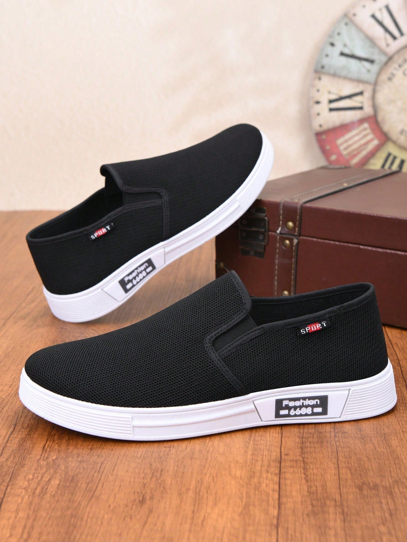 Tênis Masculino Slip-On Malha Respirável Estilo Street Tênis Masculino Slip-On Malha Respirável Estilo Street