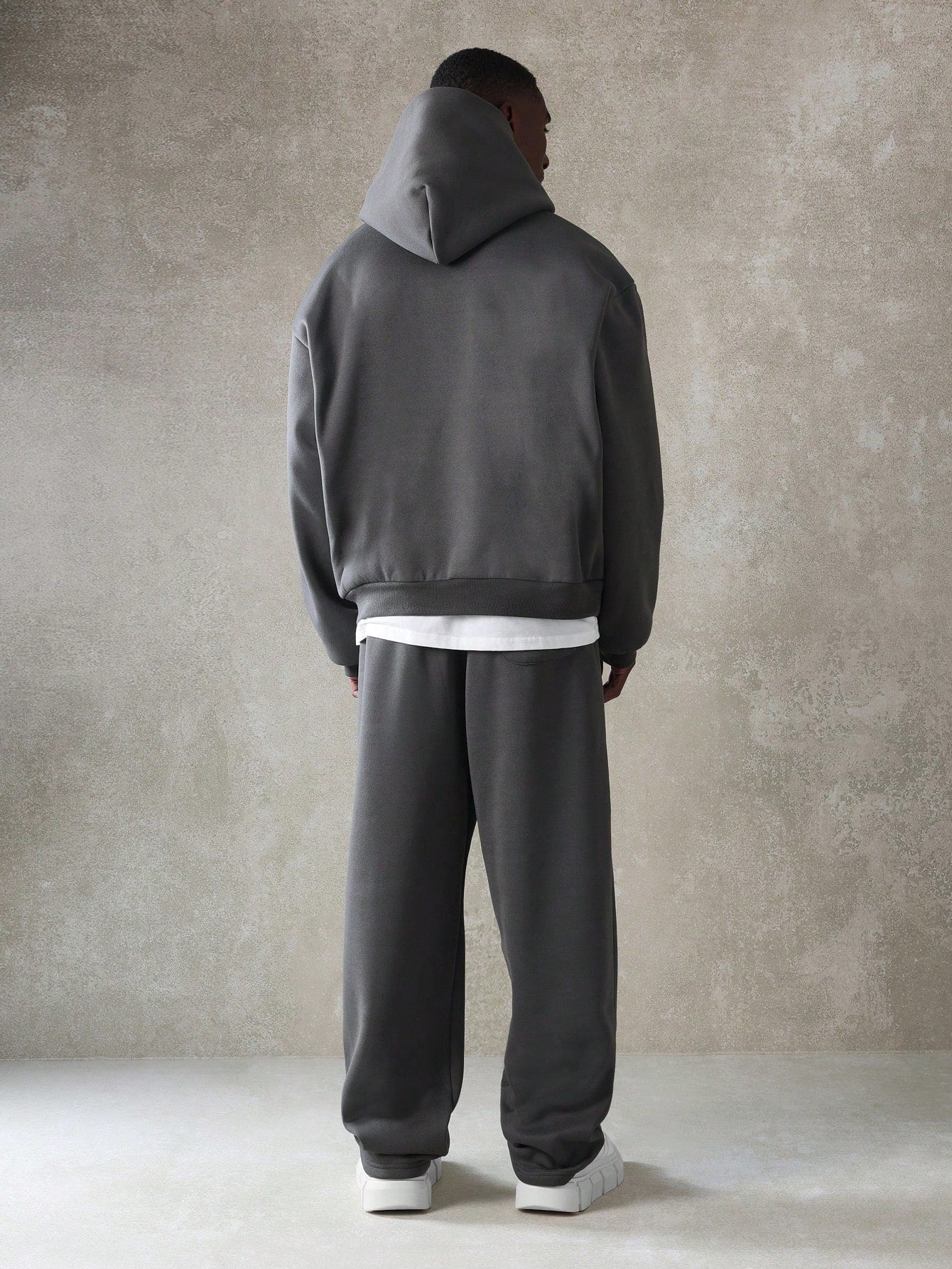 Conjunto Masculino Moletom Com Capuz E Calça Jogger Minimalista Conjunto Masculino Moletom Com Capuz E Calça Jogger