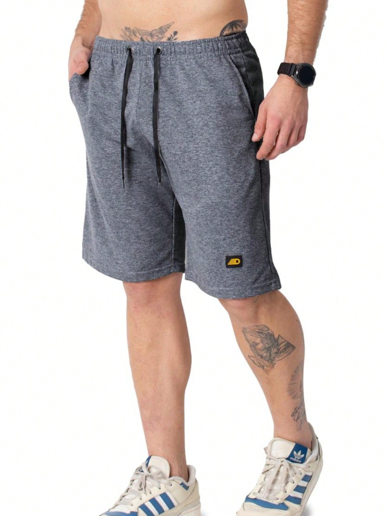 Bermuda Masculina Conforto Total Em Moletom Básico Bermuda Masculina Conforto Total Em Moletom Básico