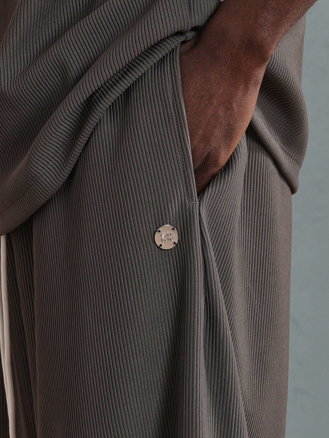 Conjunto Masculino Regata Canelada E Calça Jogger Drop Crotch Conjunto Masculino Regata Canelada E Calça Jogger Drop