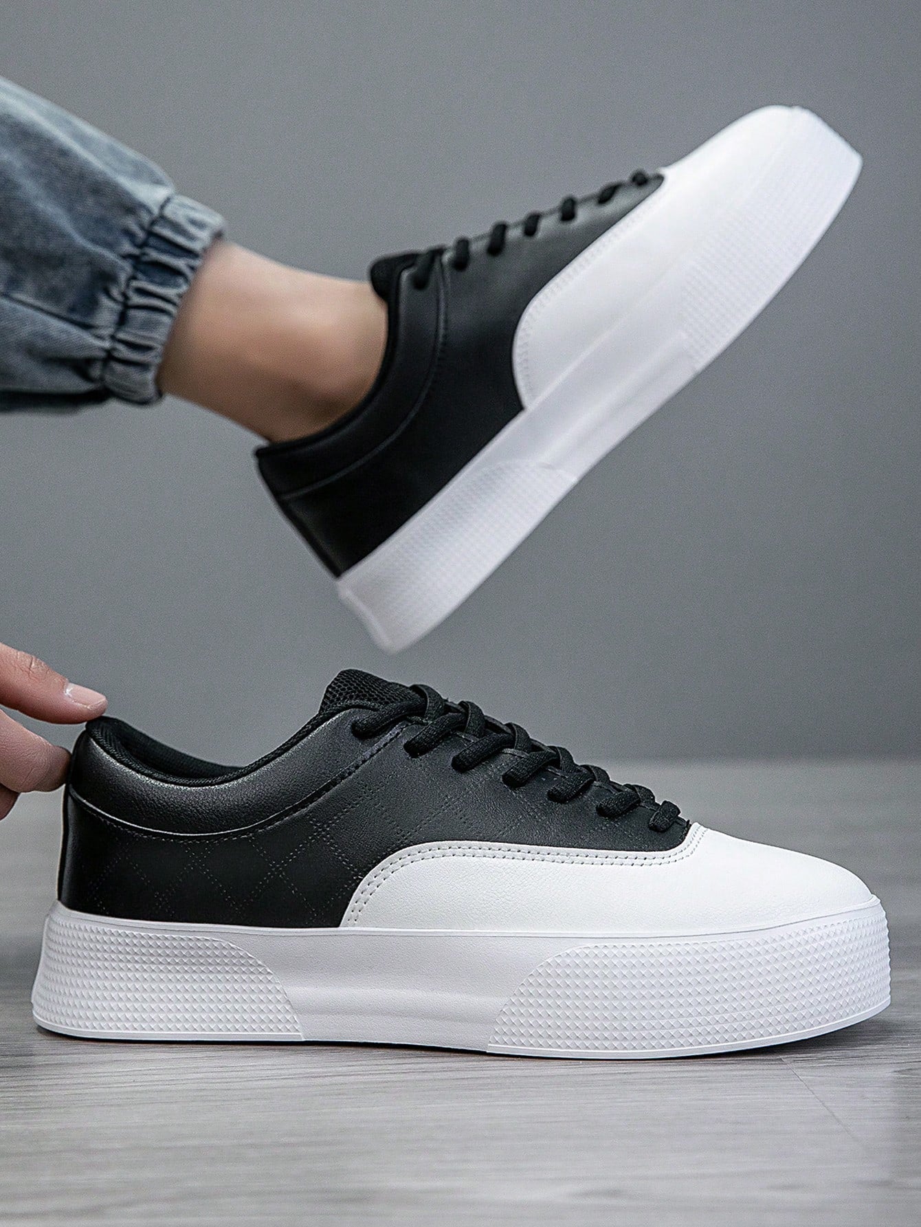 Tênis Masculino Street Personalizado Cadarço Solado Antiderrapante Tênis Masculino Street Personalizado Cadarço Solado