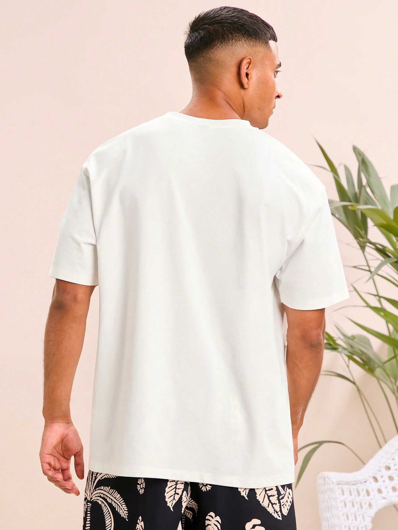 Camisa Masculina Minimalista Estampa De Tartaruga Camisa Masculina Minimalista Estampa De Tartaruga