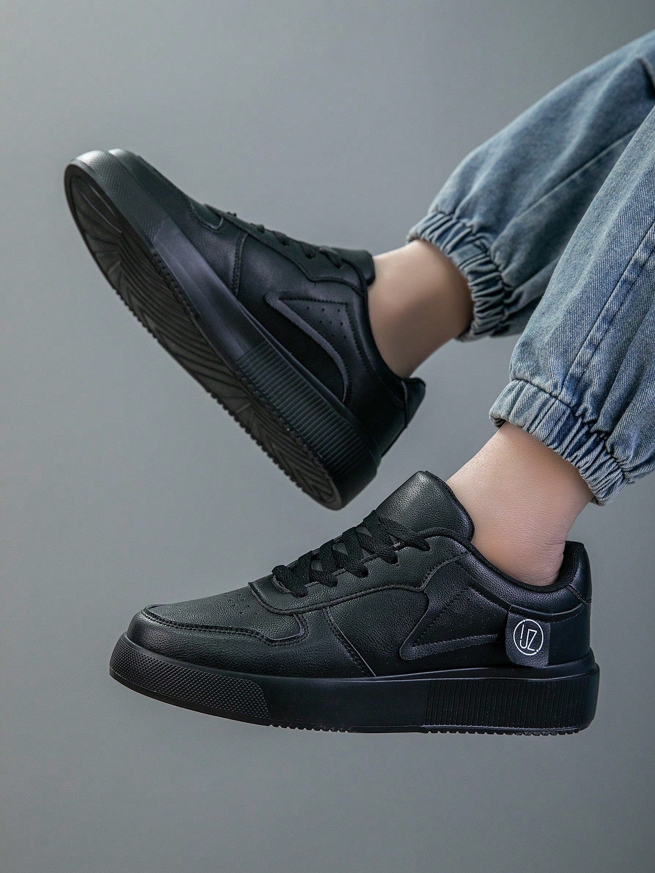 Tênis Masculino Skate Casual Cadarço Design Urbano Confortável Tênis Masculino Skate Casual Cadarço Design Urbano