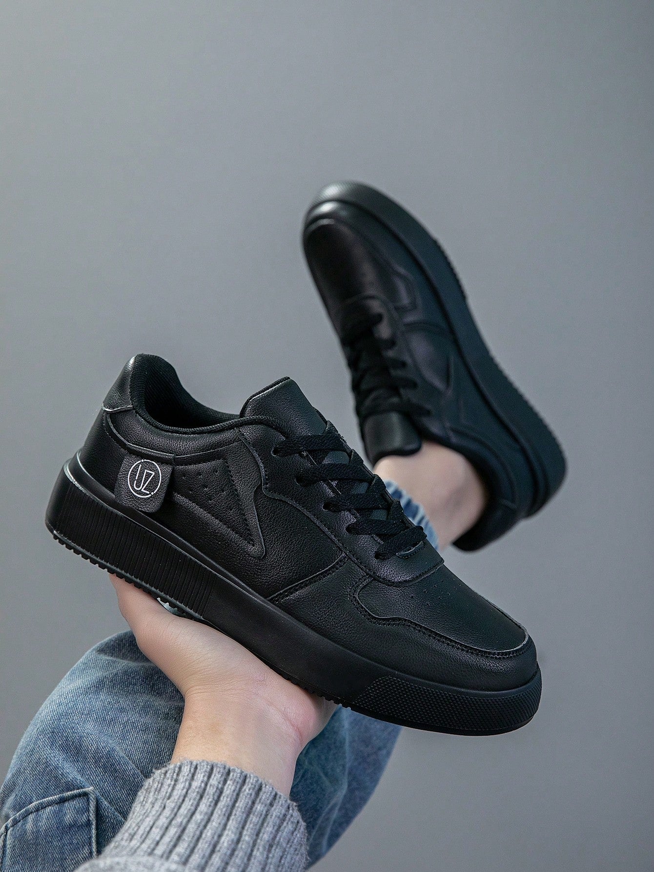 Tênis Masculino Skate Casual Cadarço Design Urbano Confortável Tênis Masculino Skate Casual Cadarço Design Urbano