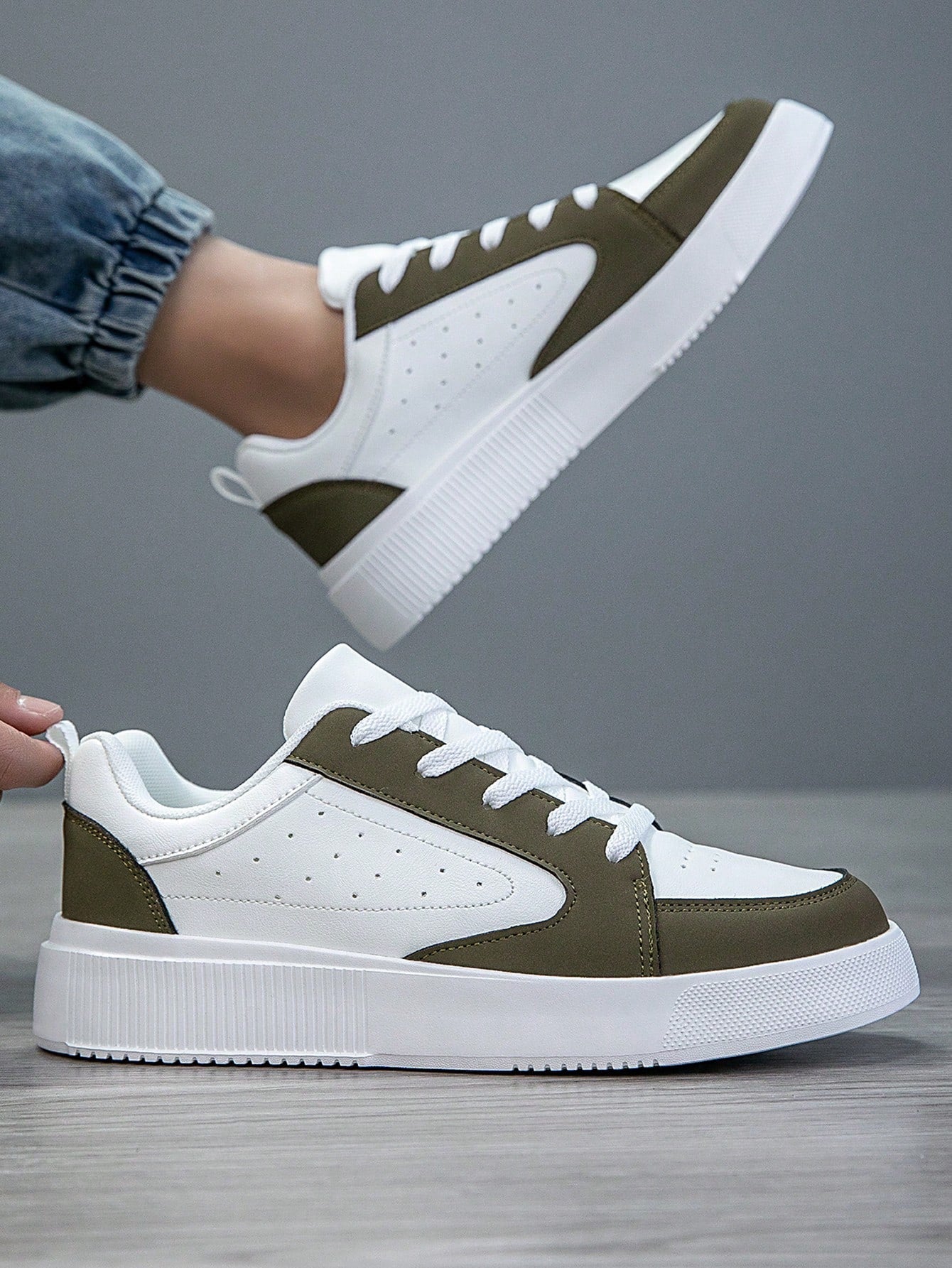 Tênis Masculino Skate Casual Cadarço Estilo Street Solado Seguro Tênis Masculino Skate Casual Cadarço Estilo Street