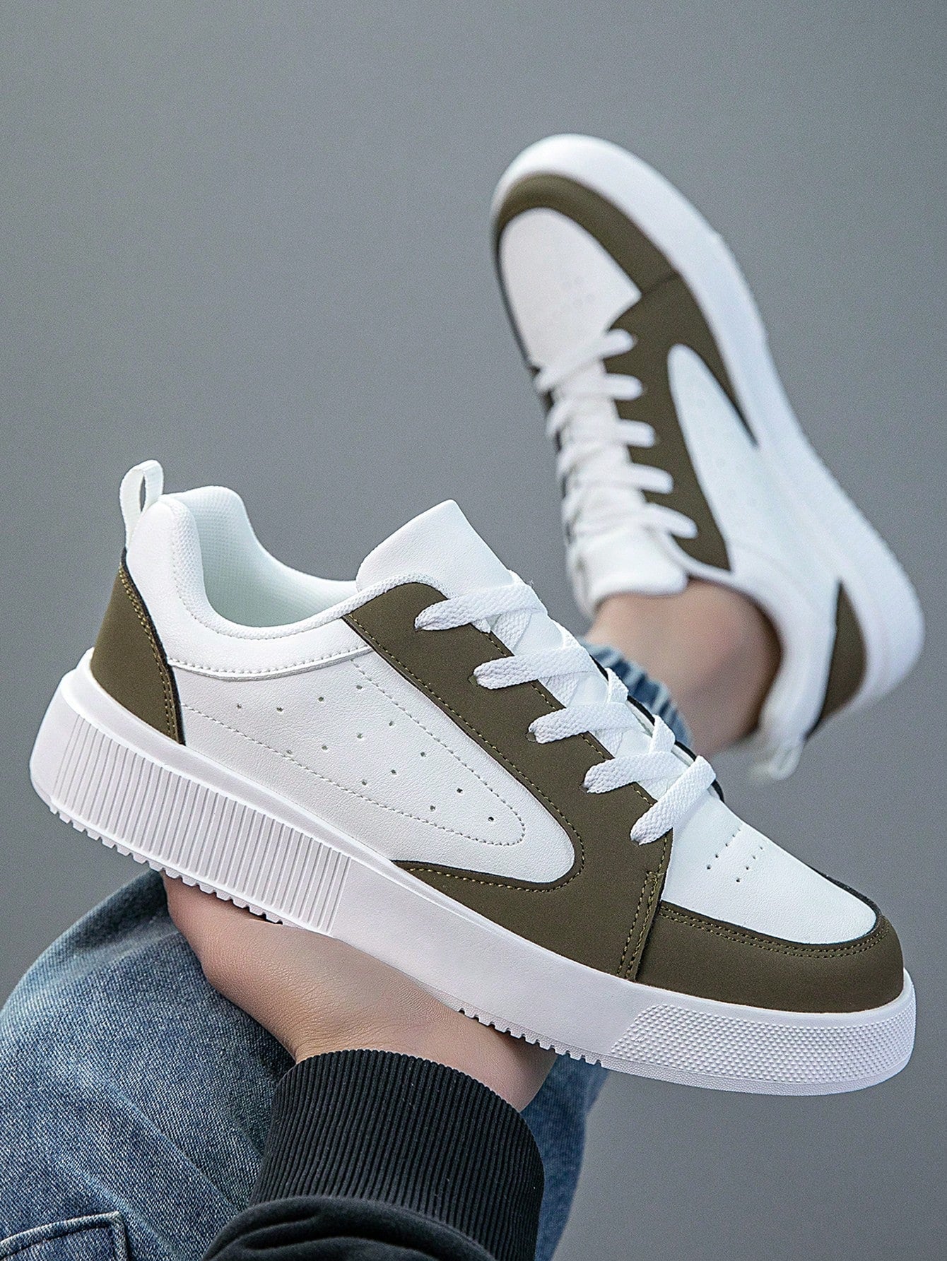 Tênis Masculino Skate Casual Cadarço Estilo Street Solado Seguro Tênis Masculino Skate Casual Cadarço Estilo Street