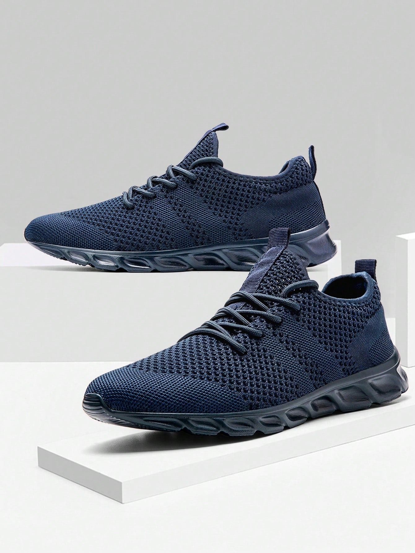 Tênis Masculino Mesh Respirável Leve Para Treino Caminhada Fitness Tênis Masculino Mesh Respirável Leve Para Treino