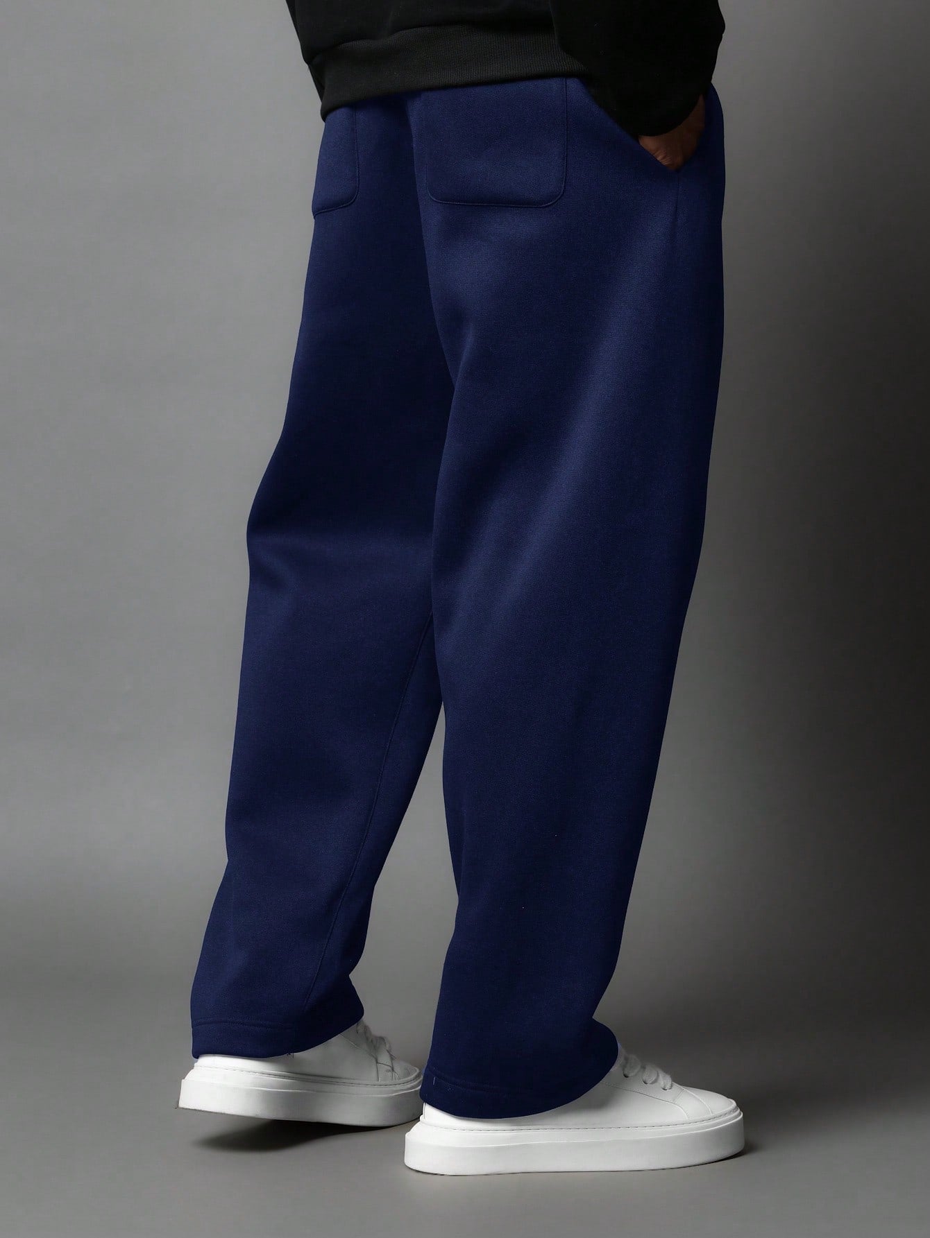 Calça Masculina Wide Leg Com Estampa Lateral Streetwear Calça Masculina Wide Leg Com Estampa Lateral Streetwear