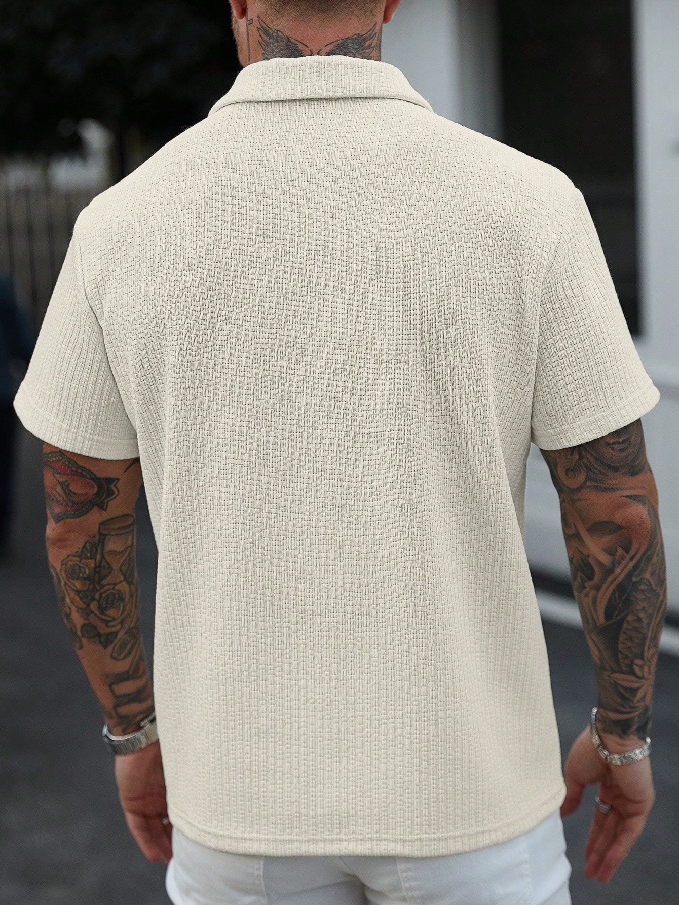 Camisa Polo Masculina Casual Gola Botões Para Trabalho Camisa Polo Masculina Casual Gola Botões Para Trabalho